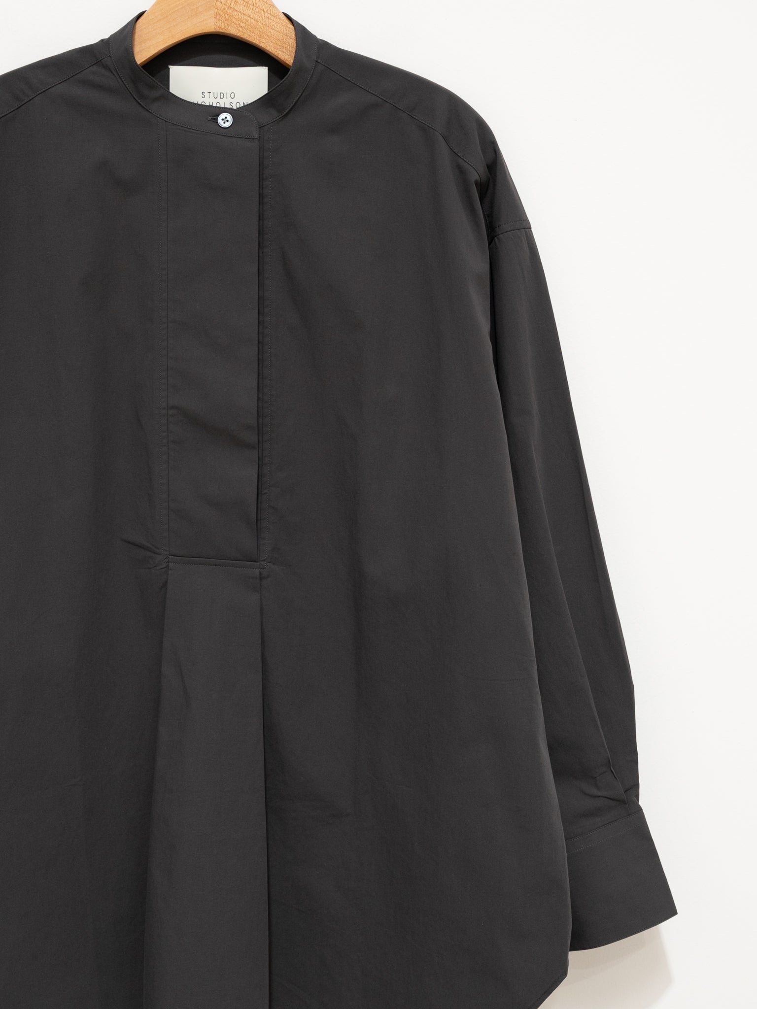 Frink Half Placket Shirt - Asphalt - 6