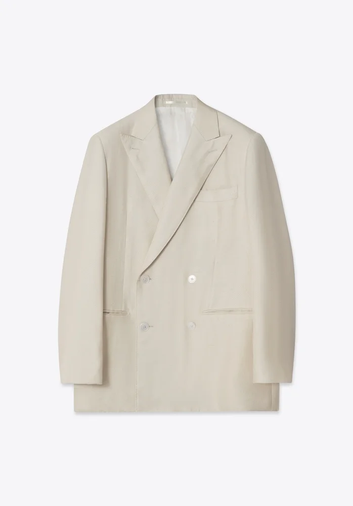 BLAZER 78 CREAM RAW SILK - 1