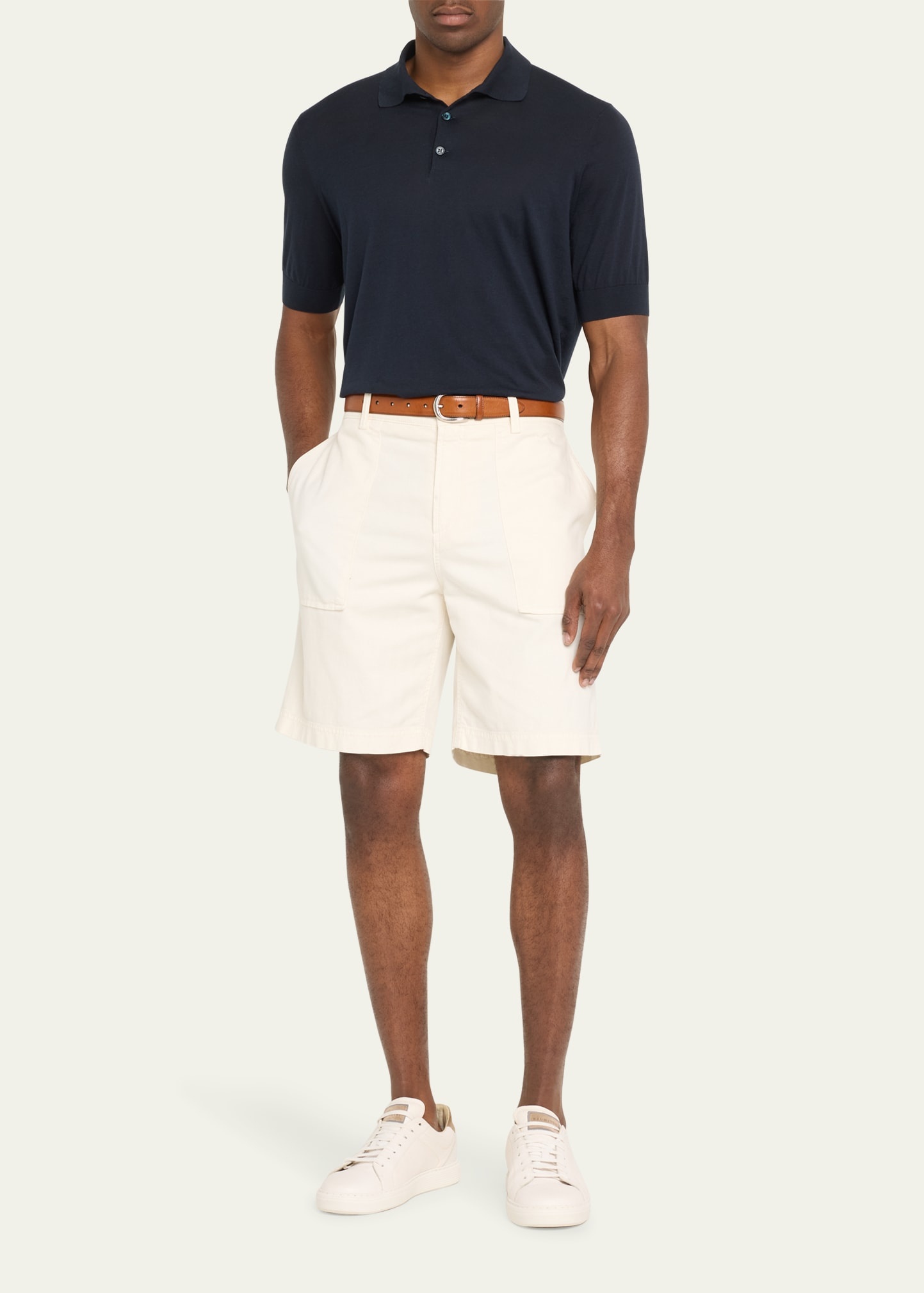 Men's Cotton-Silk Polo Shirt - 2