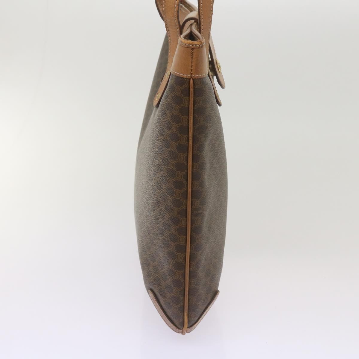 CELINE Macadam Canvas Tote Bag Pvc Brown - 4