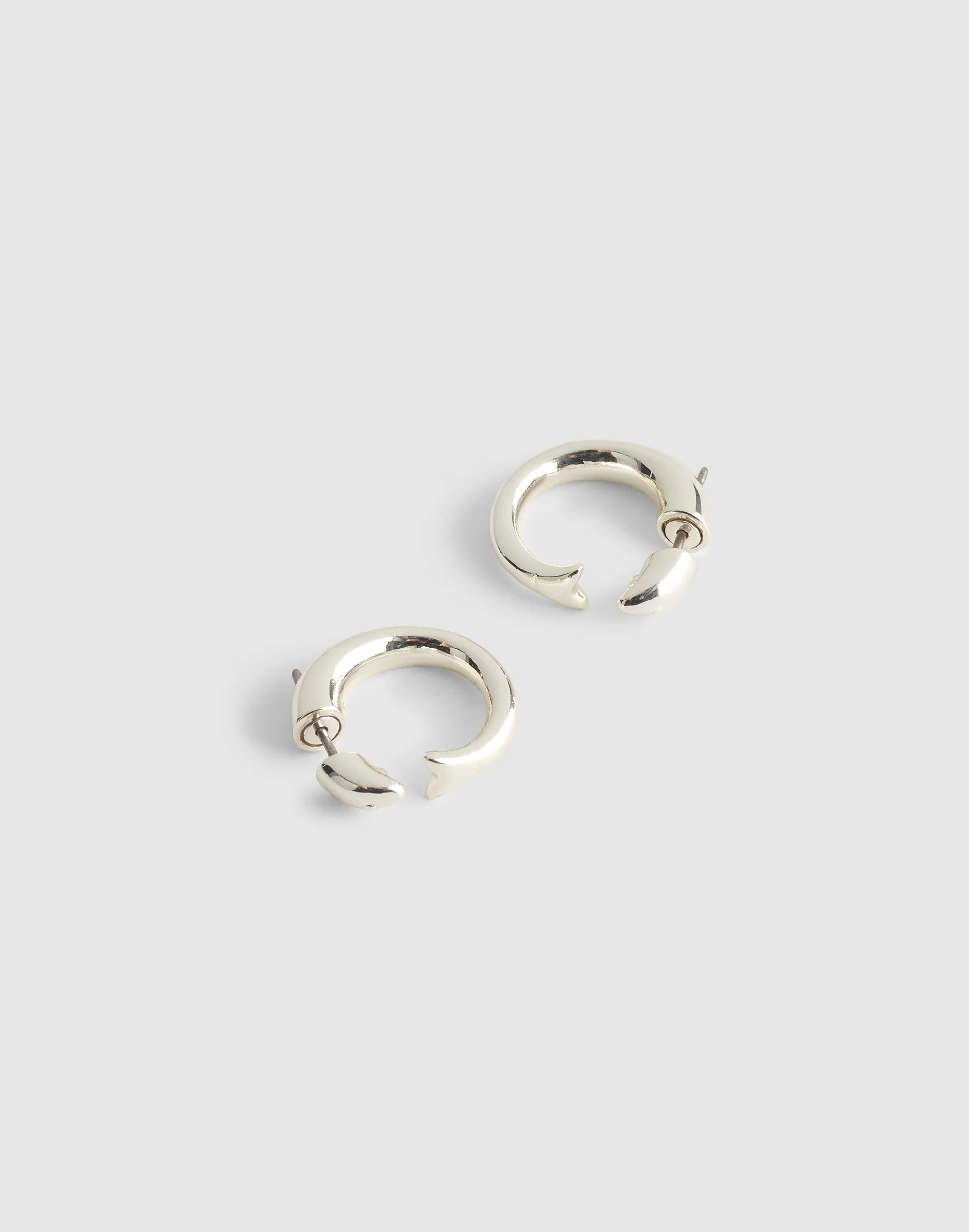 Fish Split Hoop Earrings - 1
