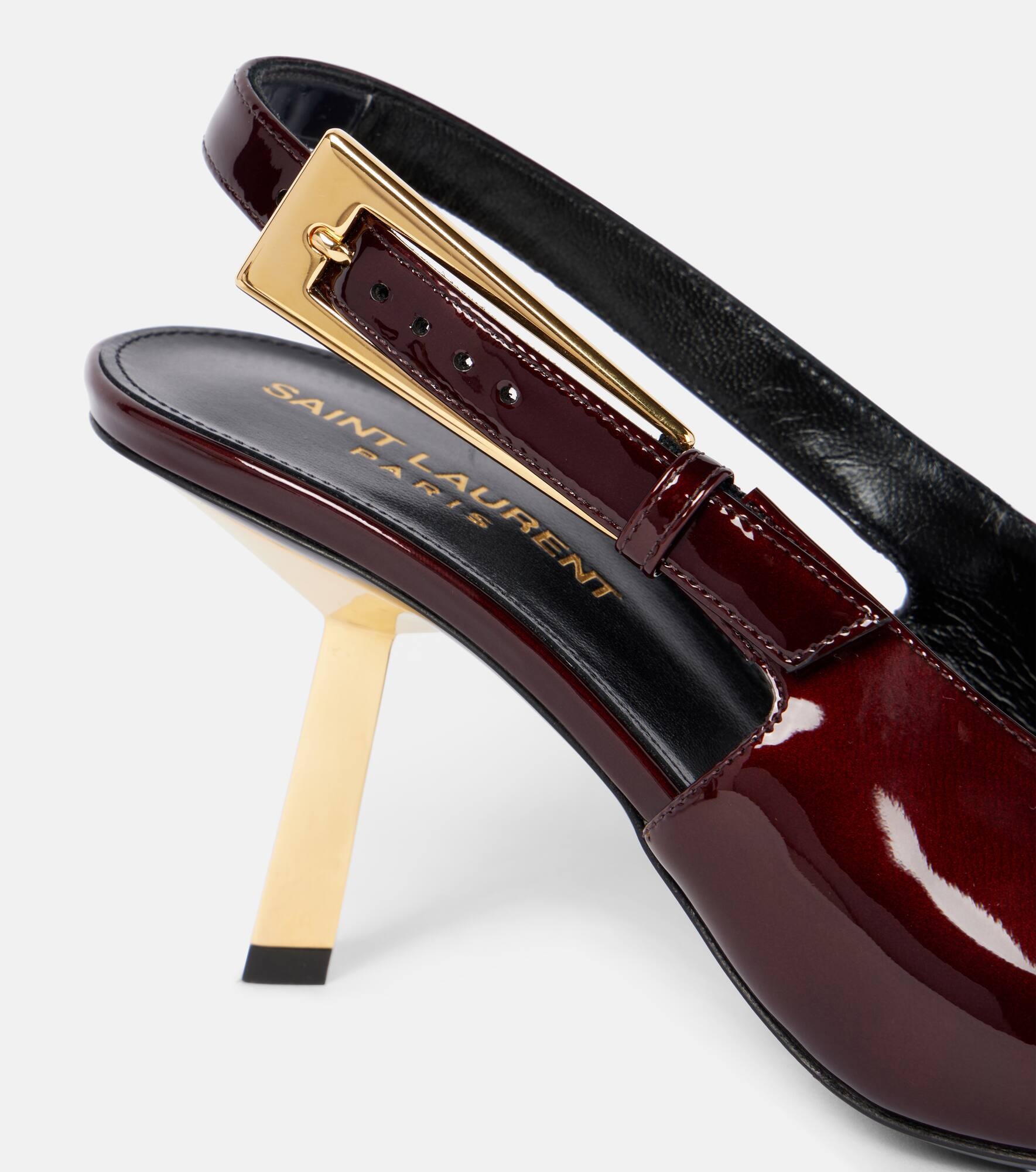 Lee 75 patent leather slingback pumps - 5