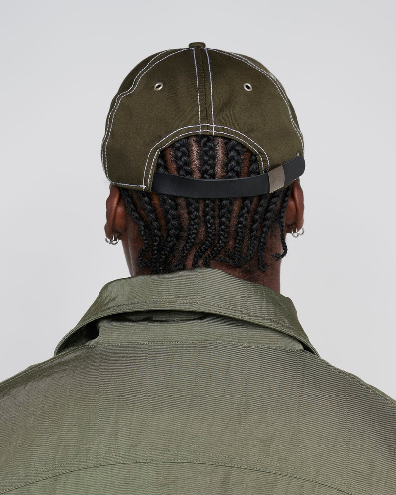 Wire Brim 6 Panel Hat - Forest Green 5