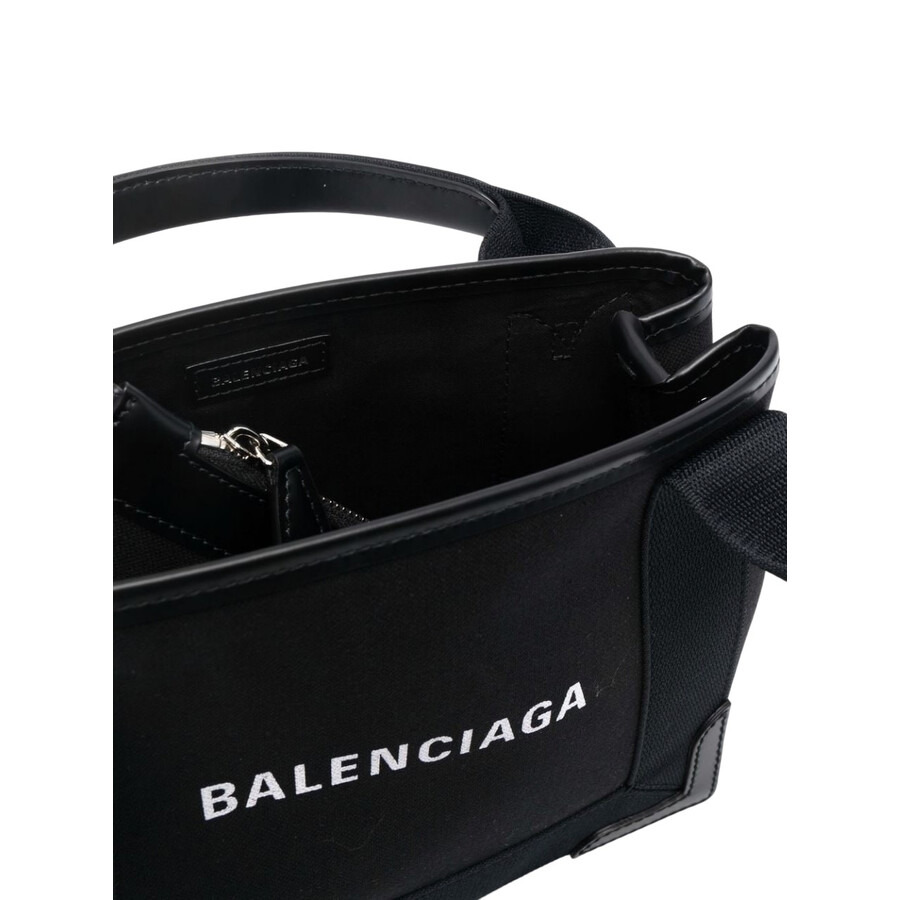Balenciaga Navy Cabas XS Bag In Black - 3
