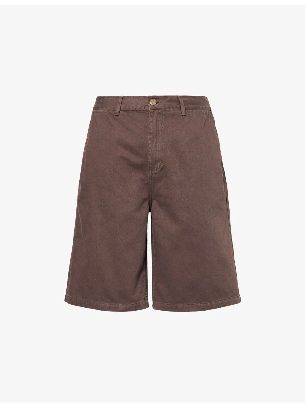 Coarse Wide-Leg Denim Shorts - 1