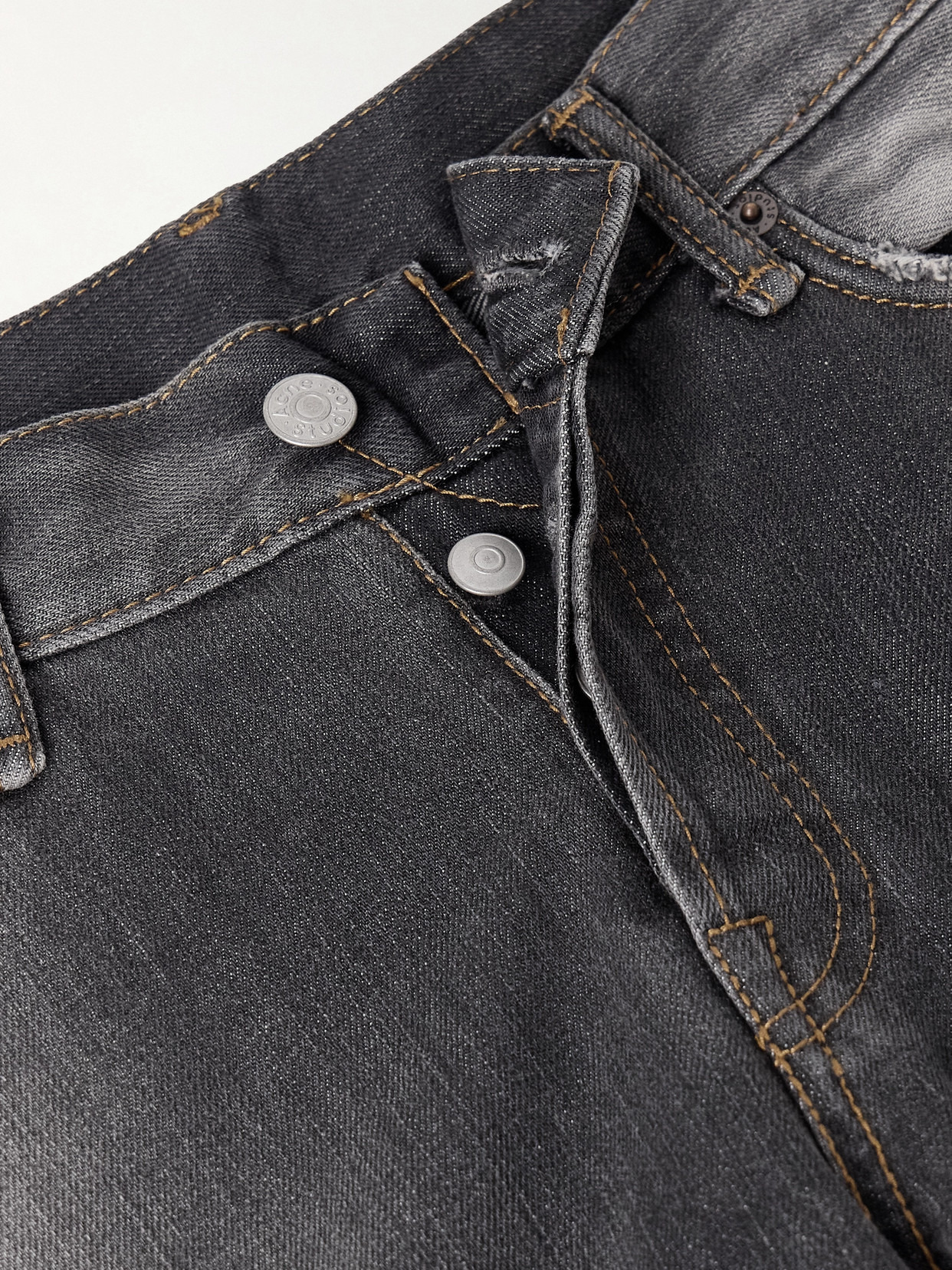 2006 Paint-splattered Low-rise Barrel-leg Jeans - 5