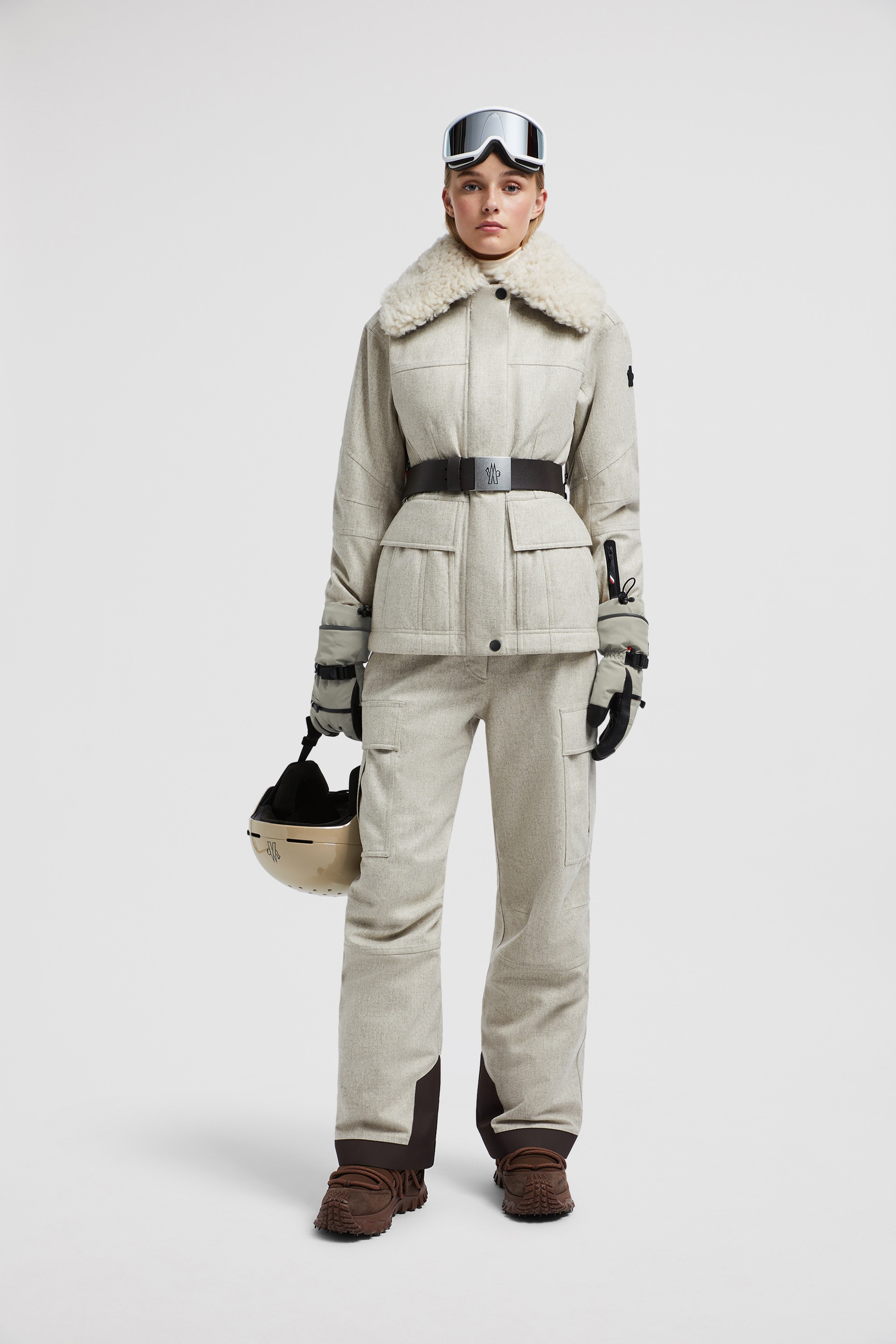 Valloire Shearling Short Down Jacket - 2