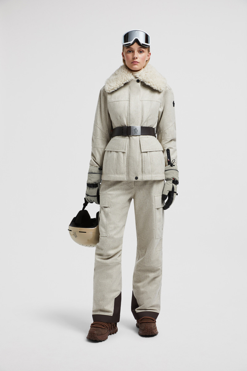 Moncler Grenoble Valloire Shearling Short Down Jacket outlook