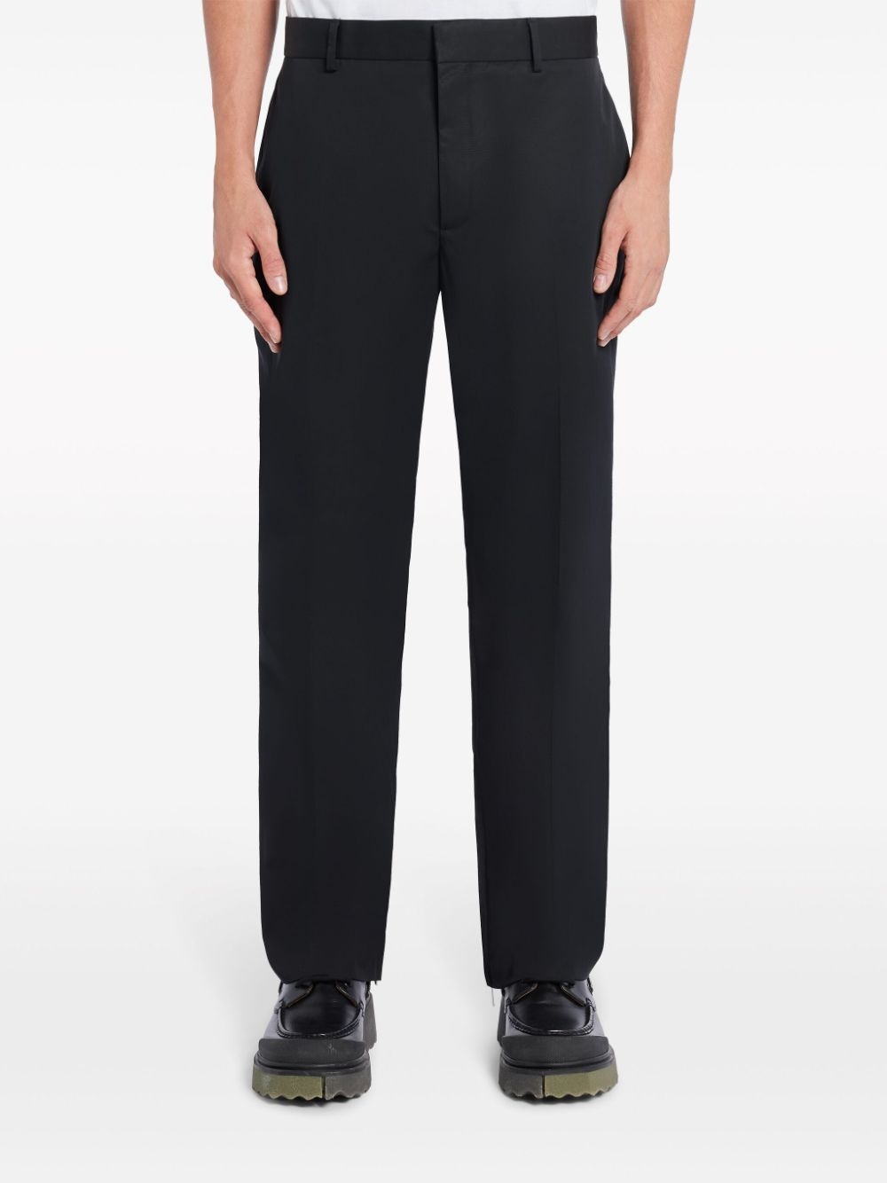 cotton tailored trousers - 3