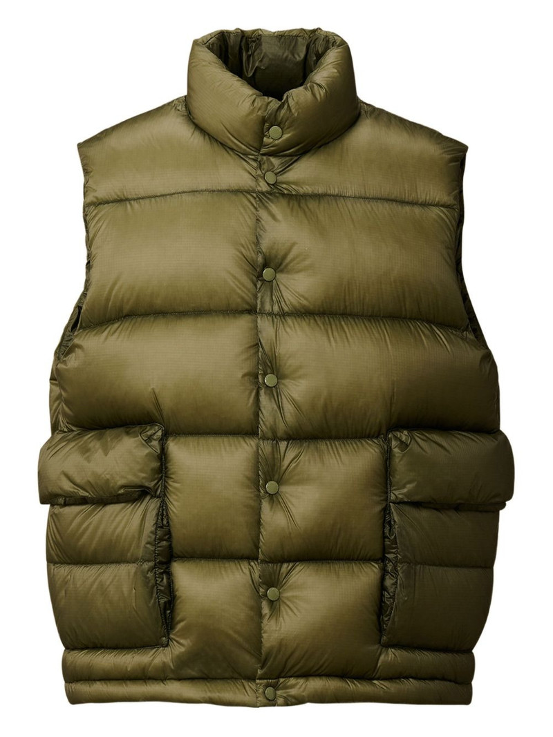 button-fastening padded gilet 1