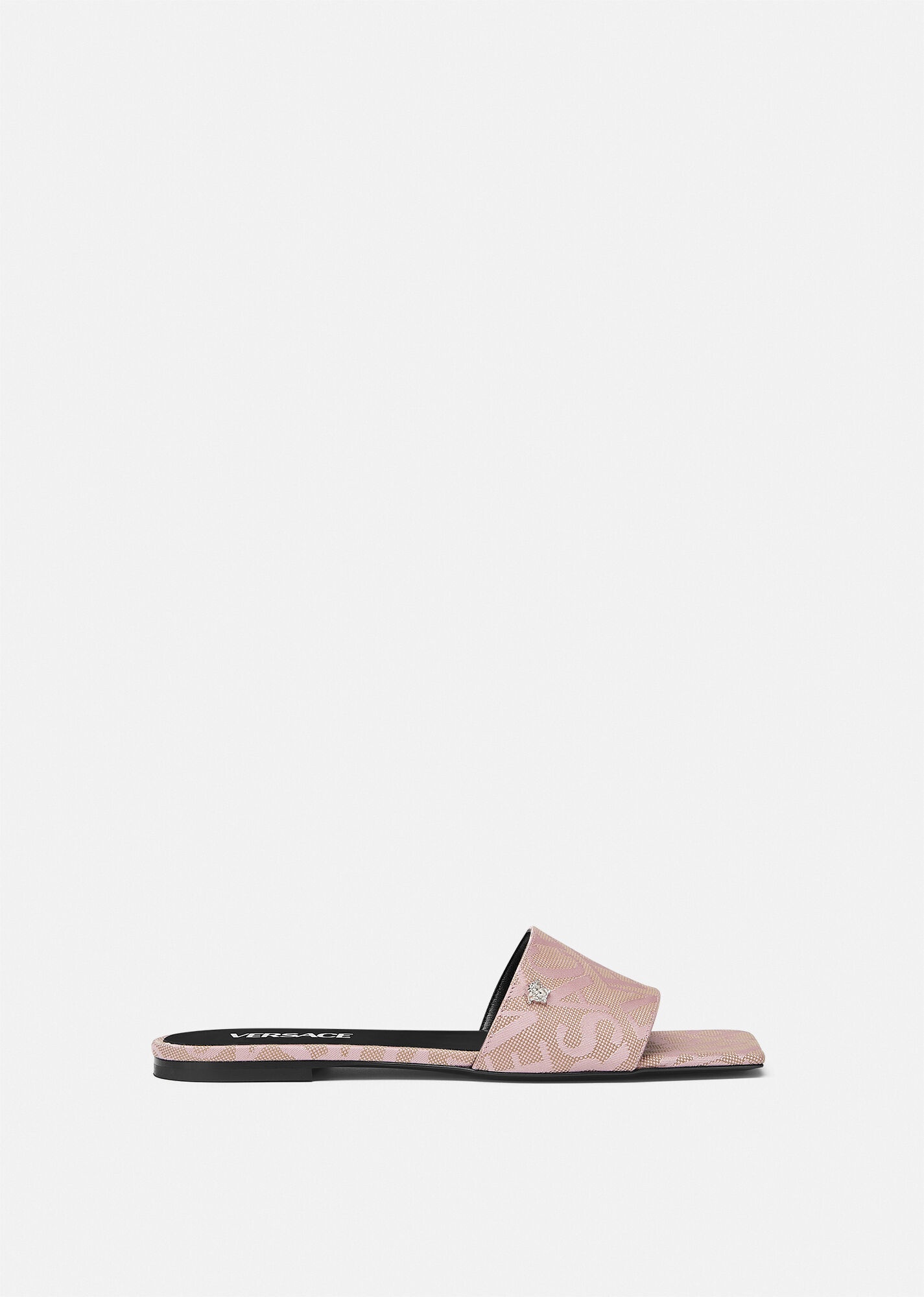 Versace Allover Flat Sandals - 1