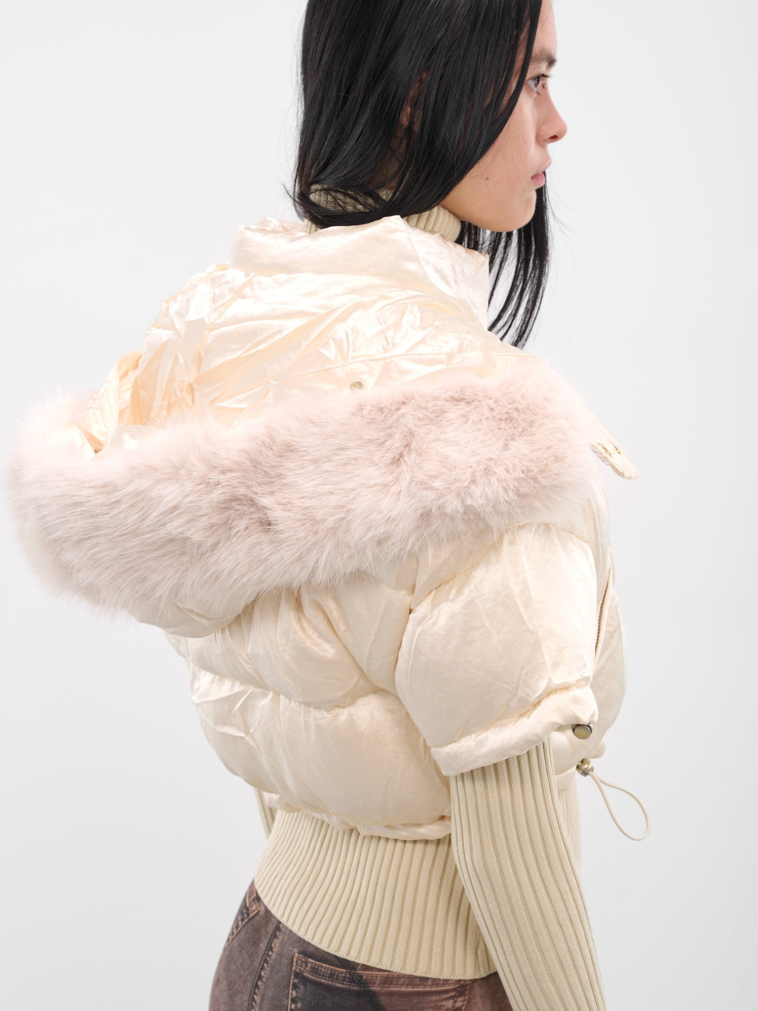 Ecru Mabel Layered Puffer Jacket - 5