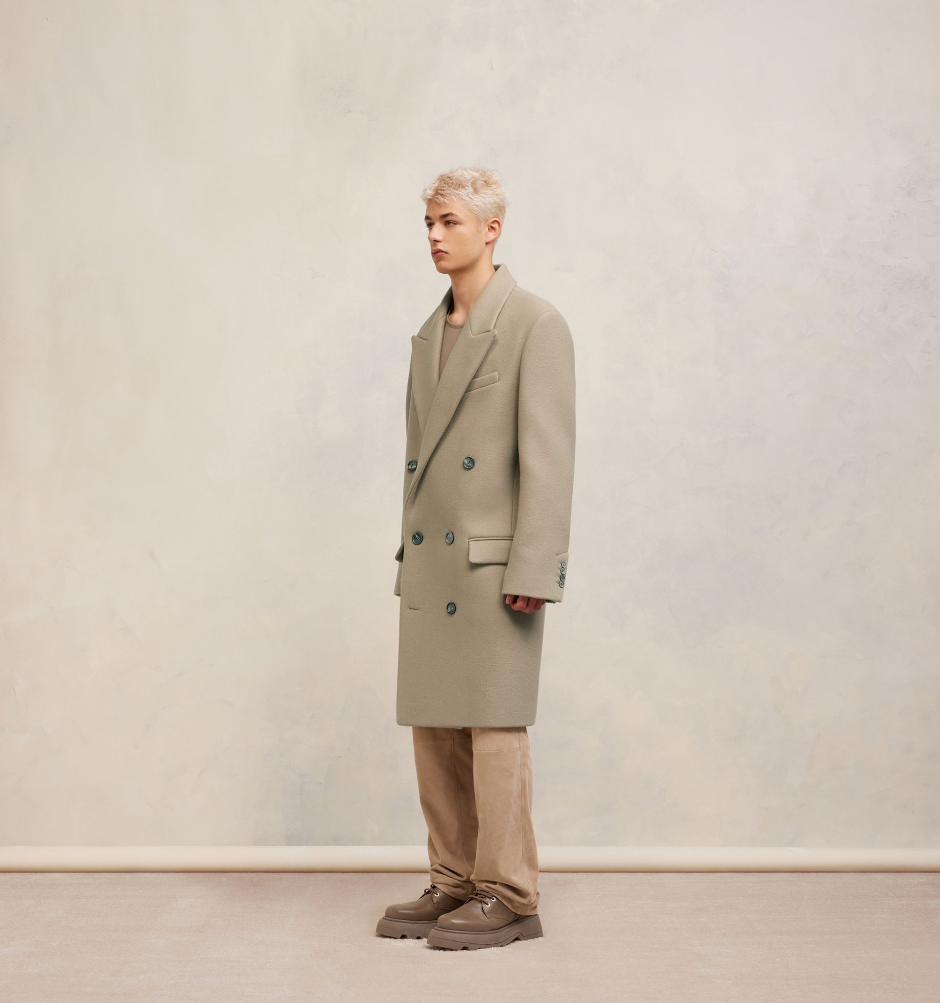 Double Breasted Coat - 4