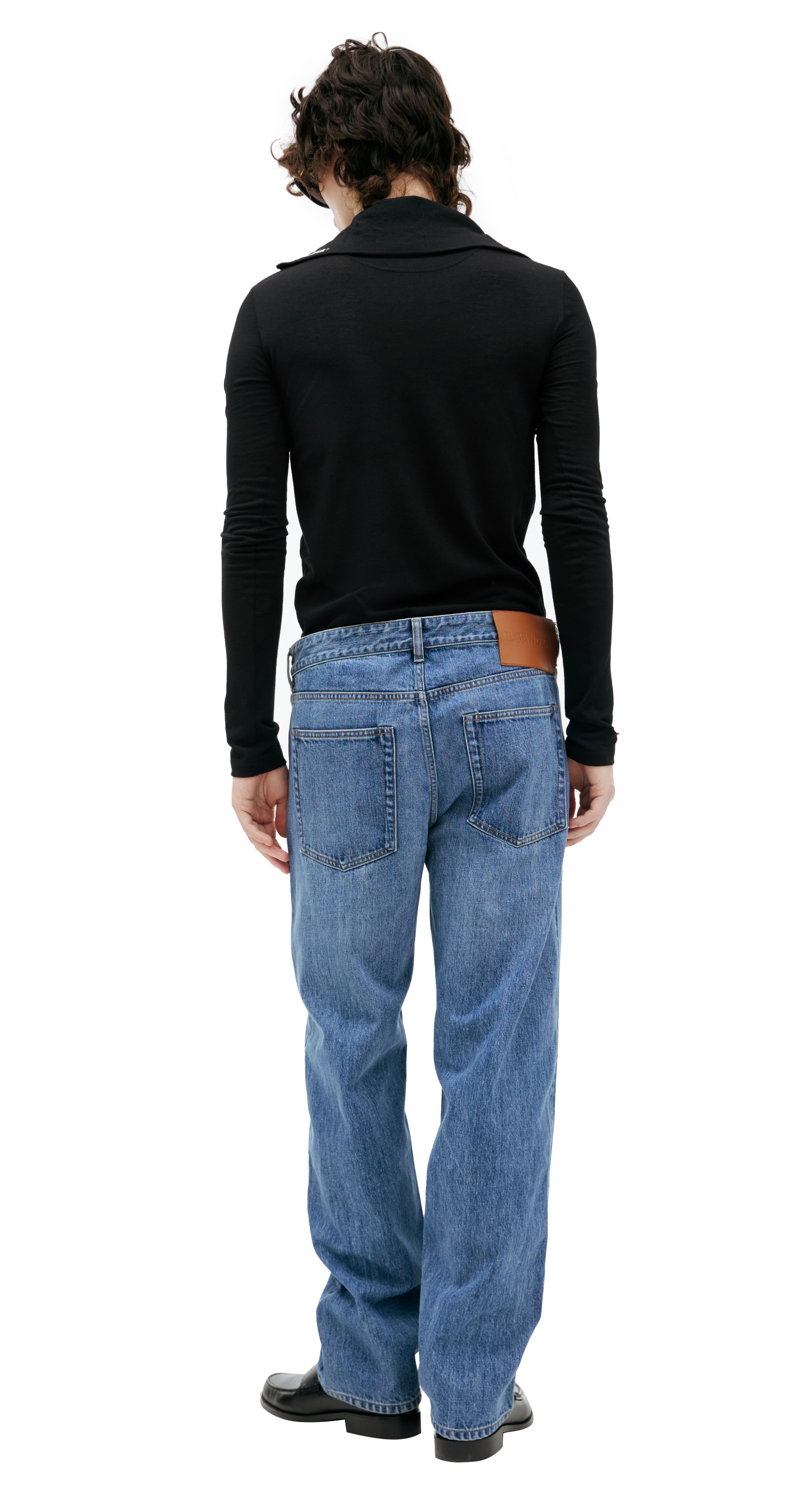 STRAIGHT JEANS WITH PATCH - 3