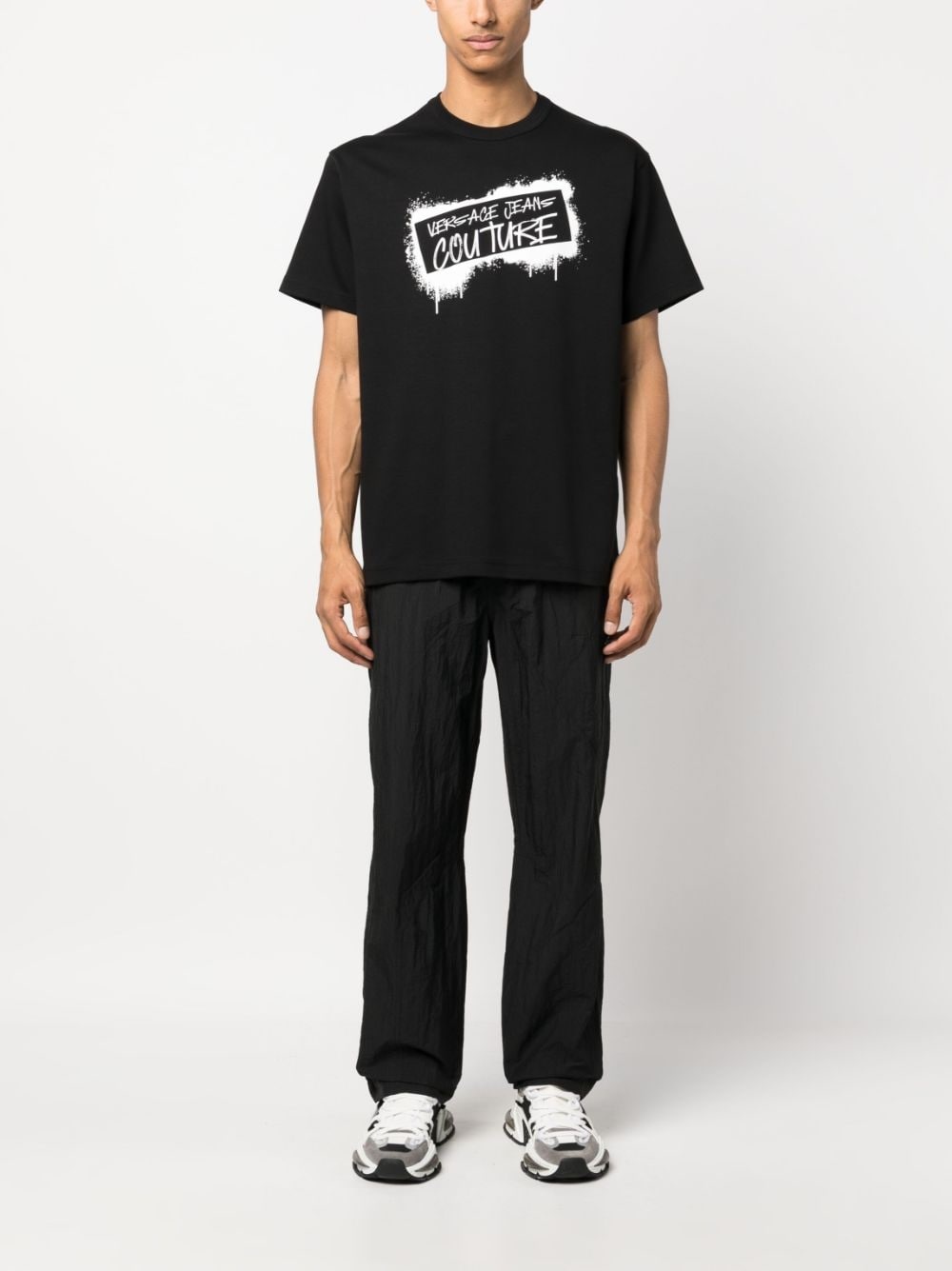 logo-print cotton T-shirt - 2