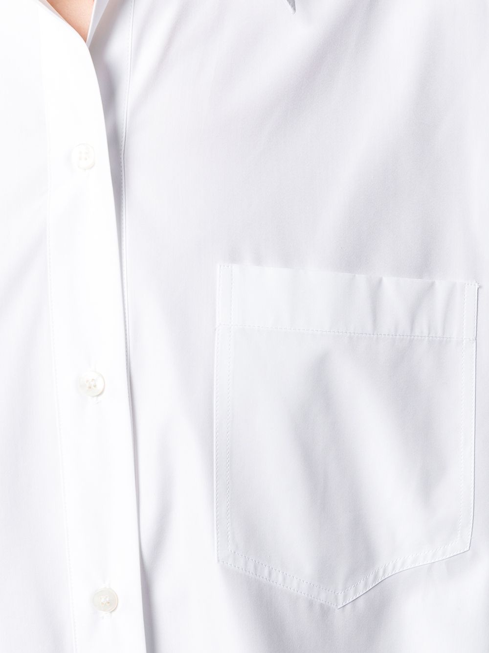puff sleeve poplin shirt - 5