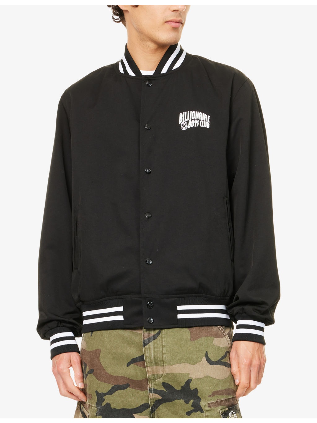 Classic Varsity Brand-Print Cotton-Blend Jacket - 3