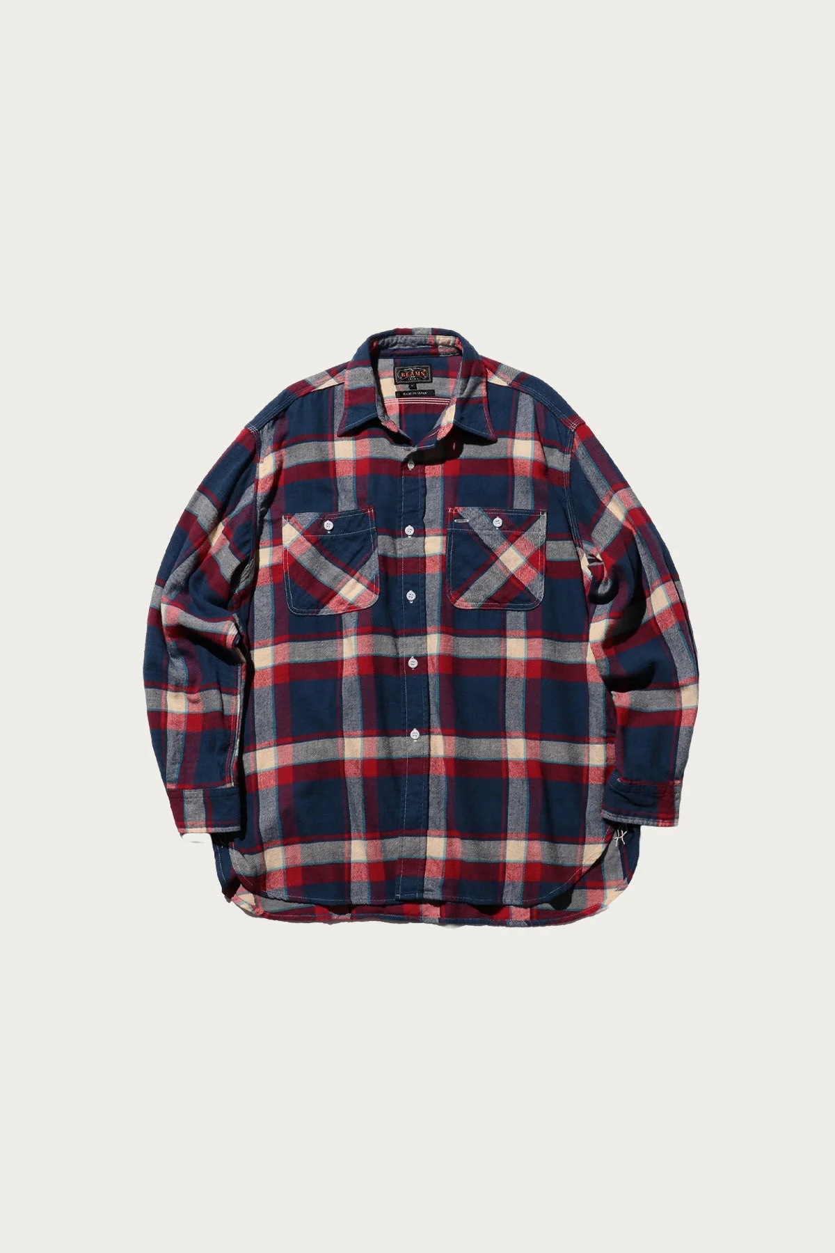 WORK Indian Flannel Plaid - Blue - 1