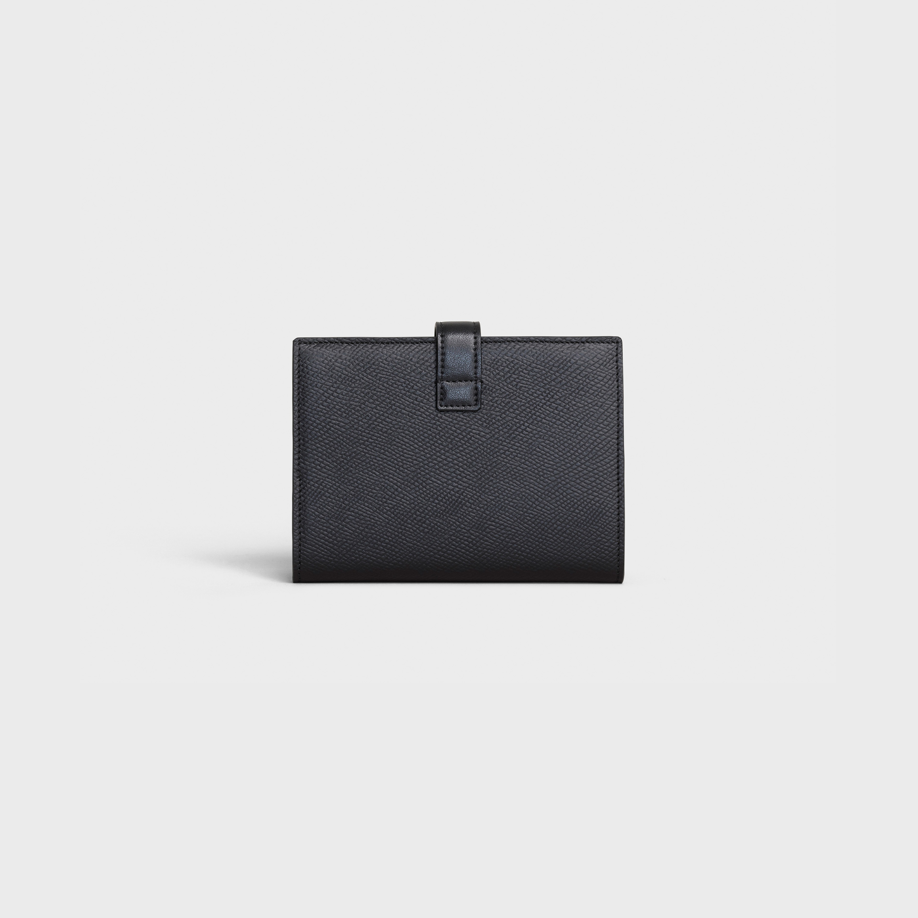 Medium strap wallet in Grained calfskin - 3