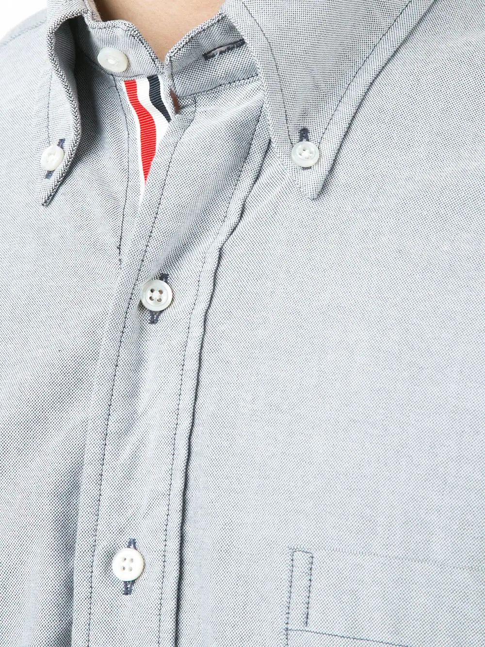 Grosgrain Placket Oxford Shirt - 5