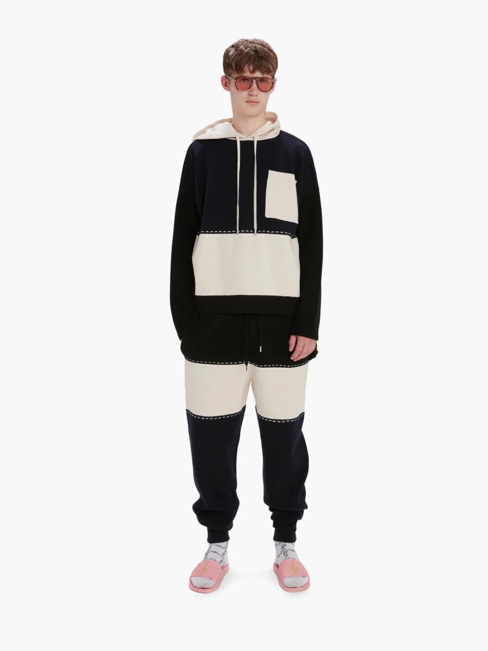 COLOURBLOCK HOODIE - 2