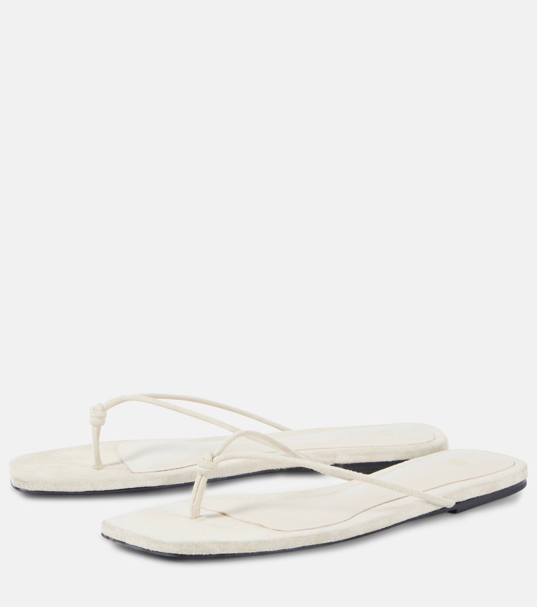 The Knot suede thong sandals - 5