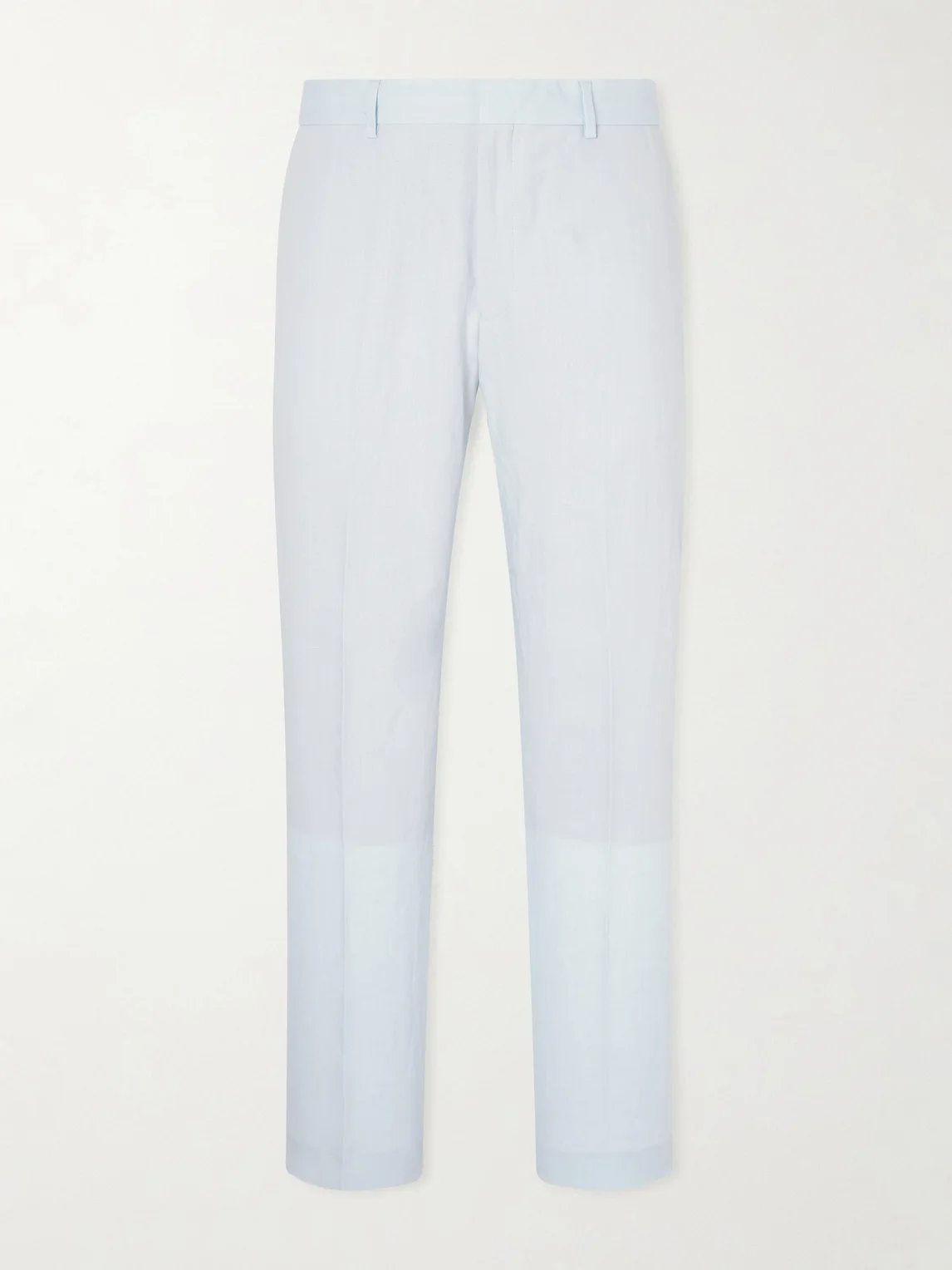 Straight-Leg Linen Suit Trousers - 1