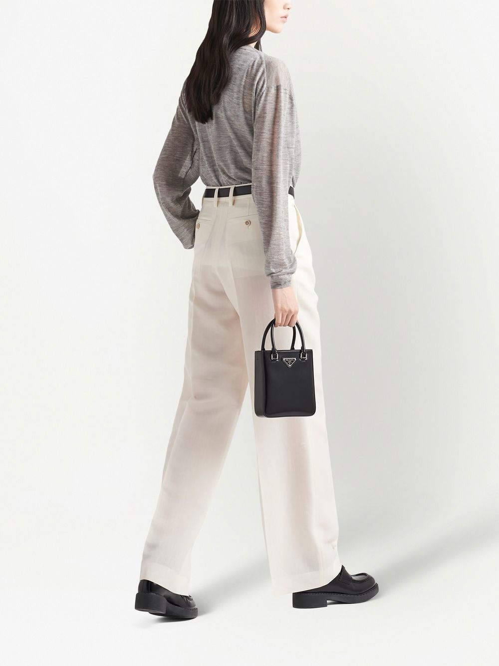embroidered-logo cardigan - 3