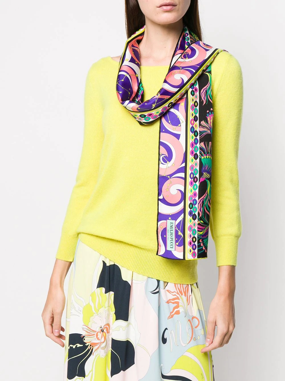 Printed Silk-Twill Scarf - 2