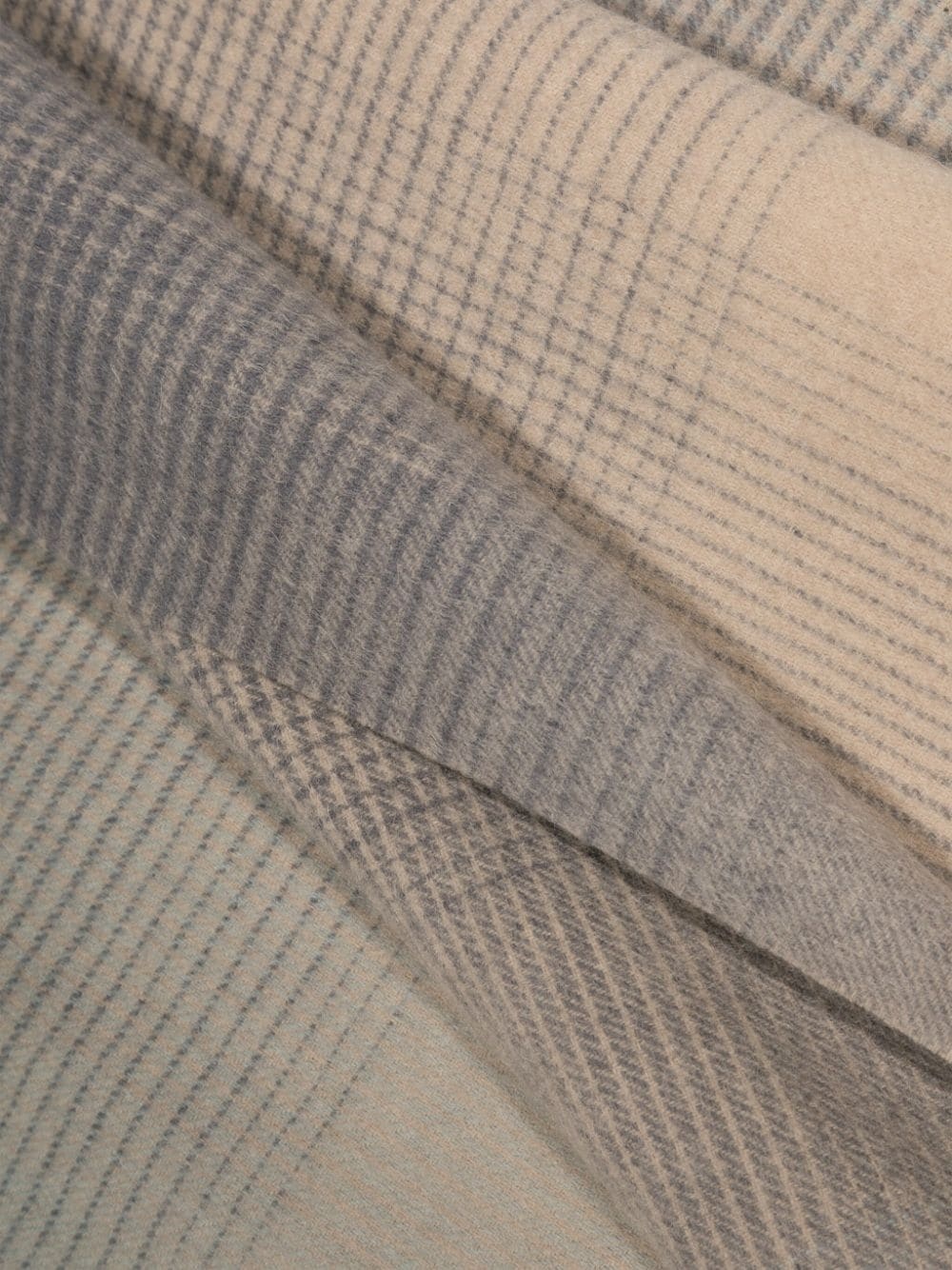 gradient-effect wool scarf - 3