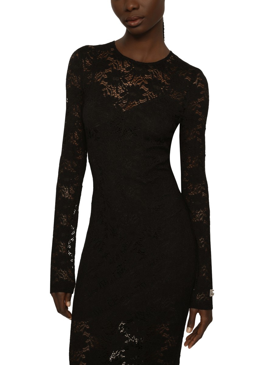 Long lace dress - 5