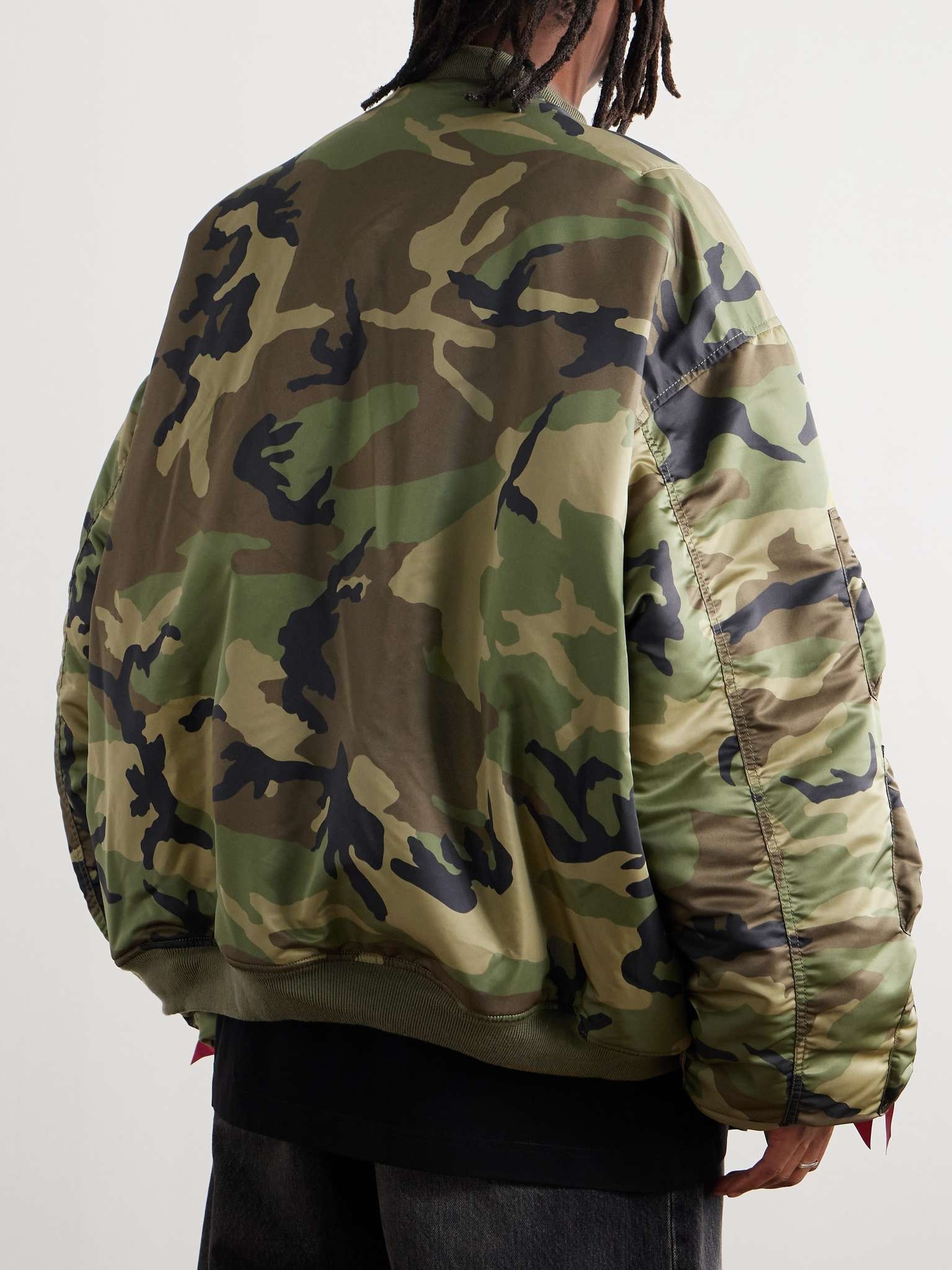 Reversible Shell Bomber Jacket - 4