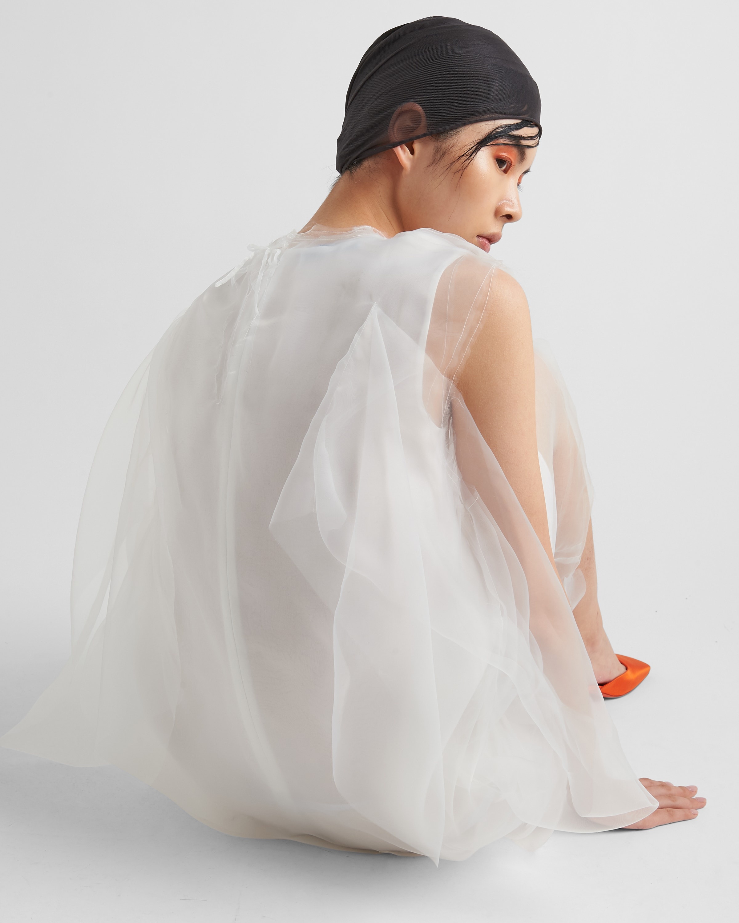 Technical voile dress - 6