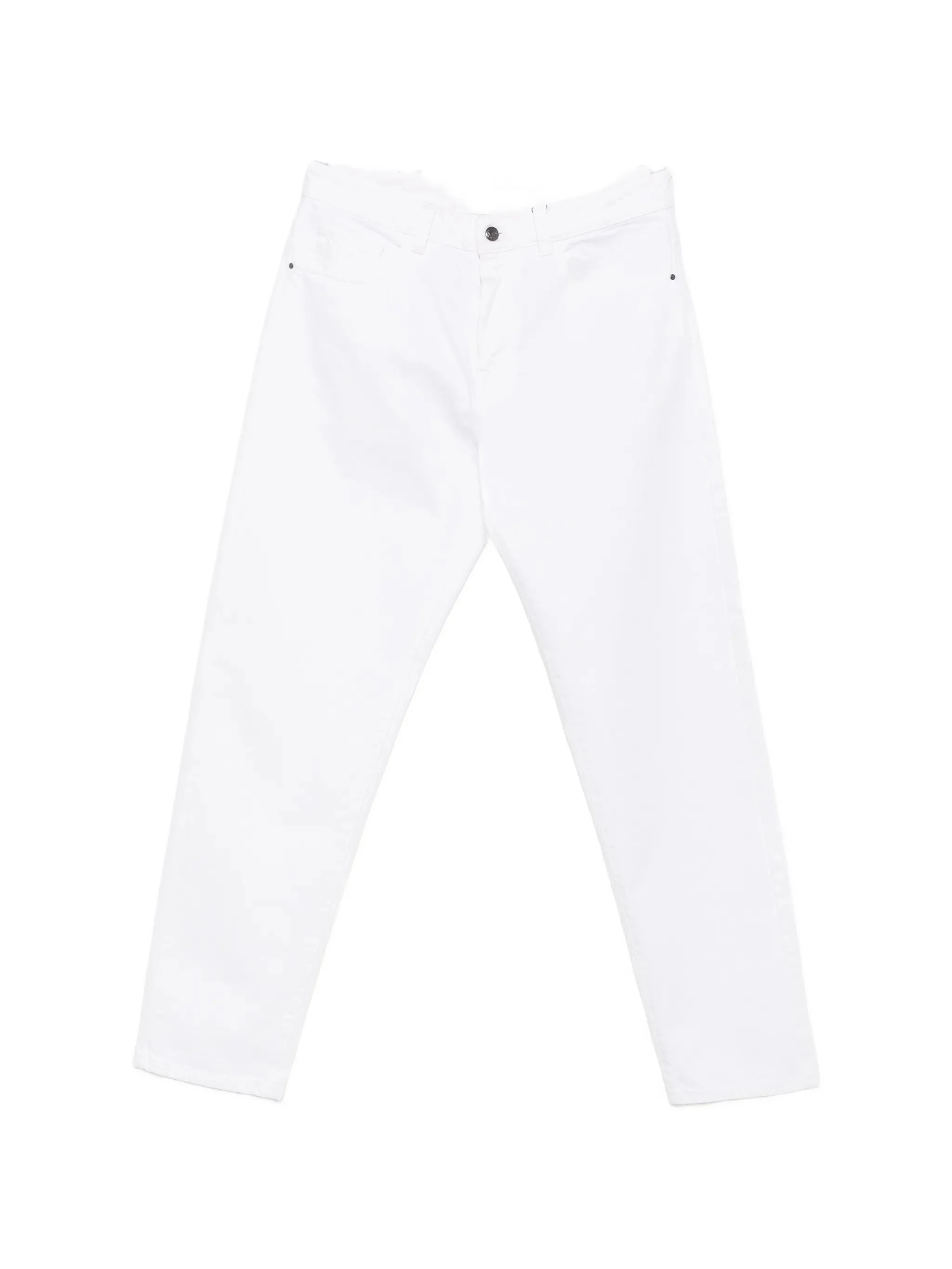 Canali Button-fastening Straight-leg Jeans - 1