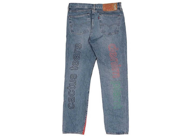 DENIM TEARS Denim Tears x CPFM 4th of July Denim Plant Jeans Blue outlook