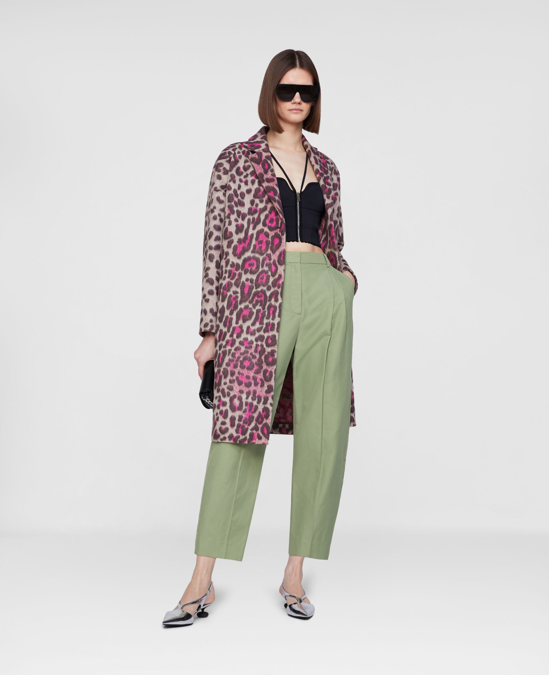 Wool Leopard Coat - 2