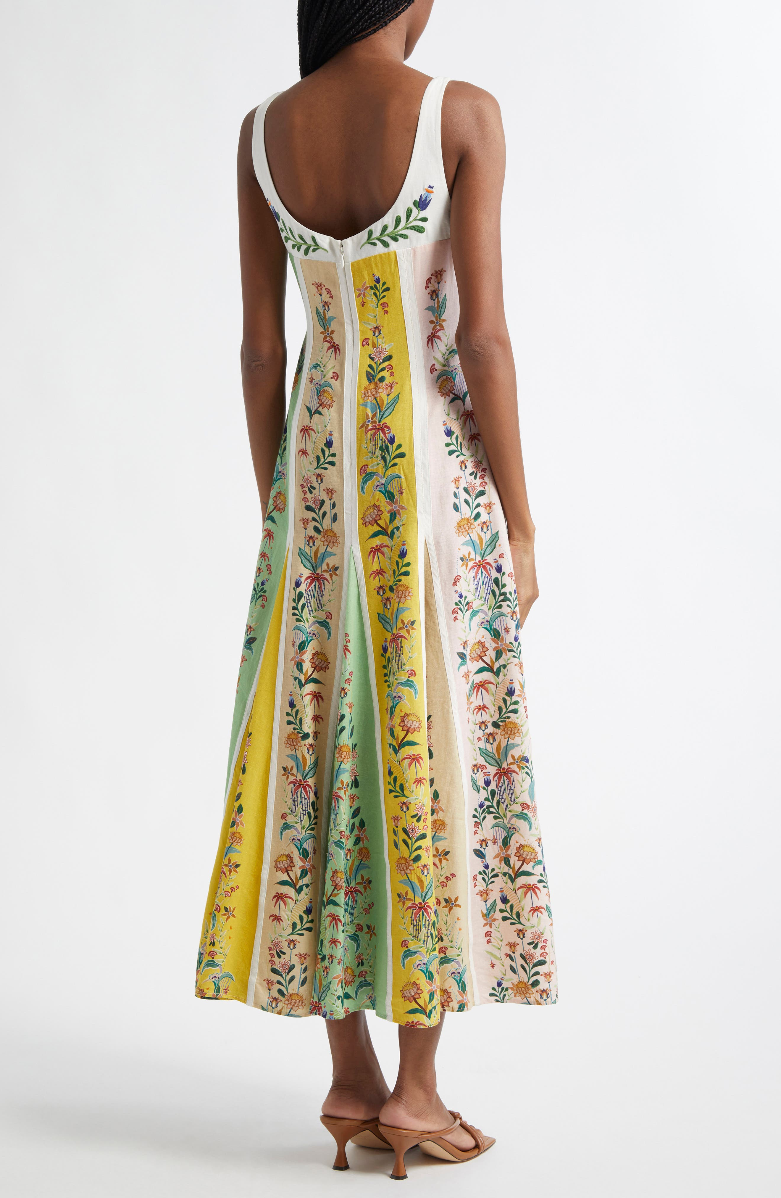FARM Rio Delicate Floral Stripe Sundress at Nordstrom - 2