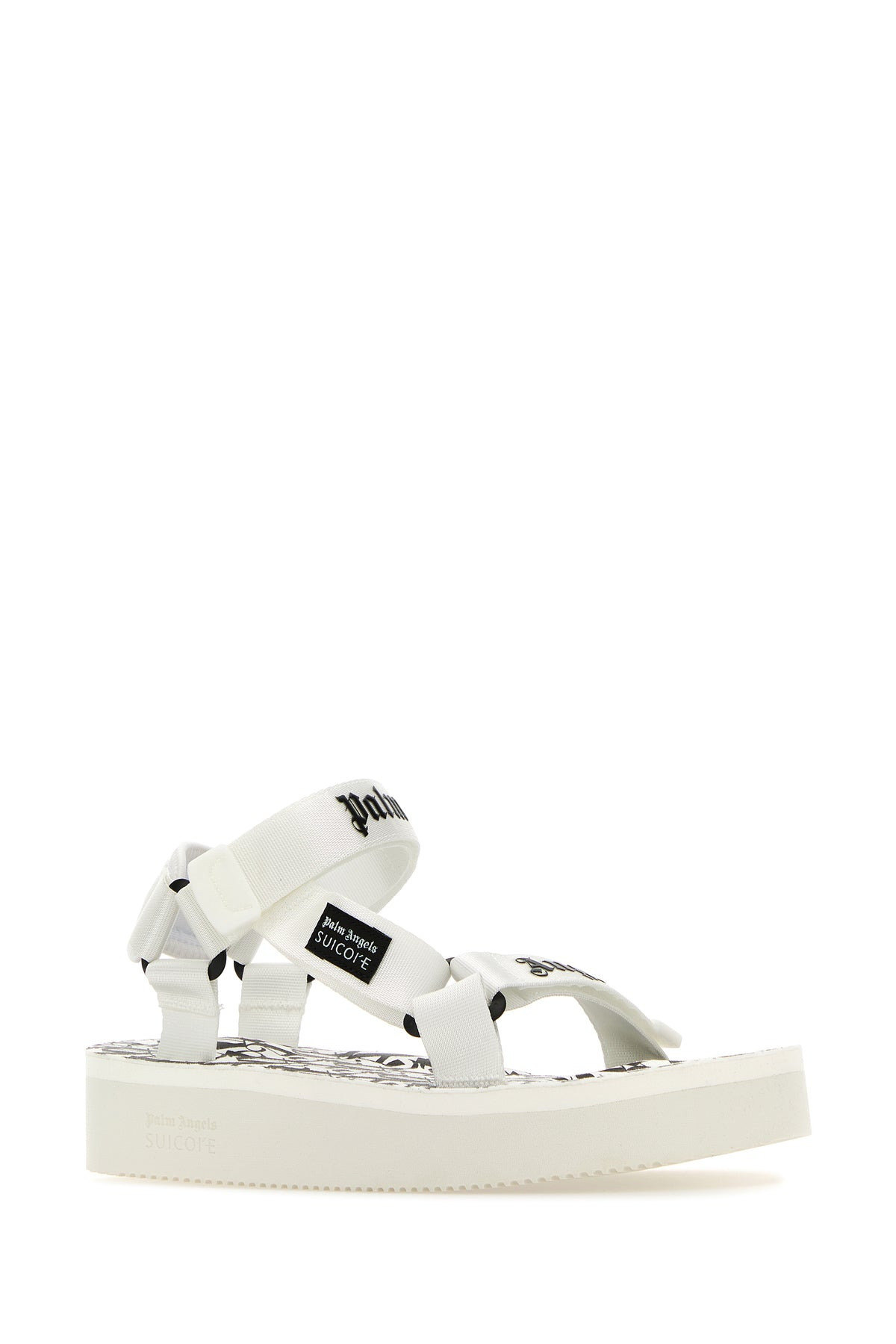 White fabric Palm Angels x Suicoke sandals - 2