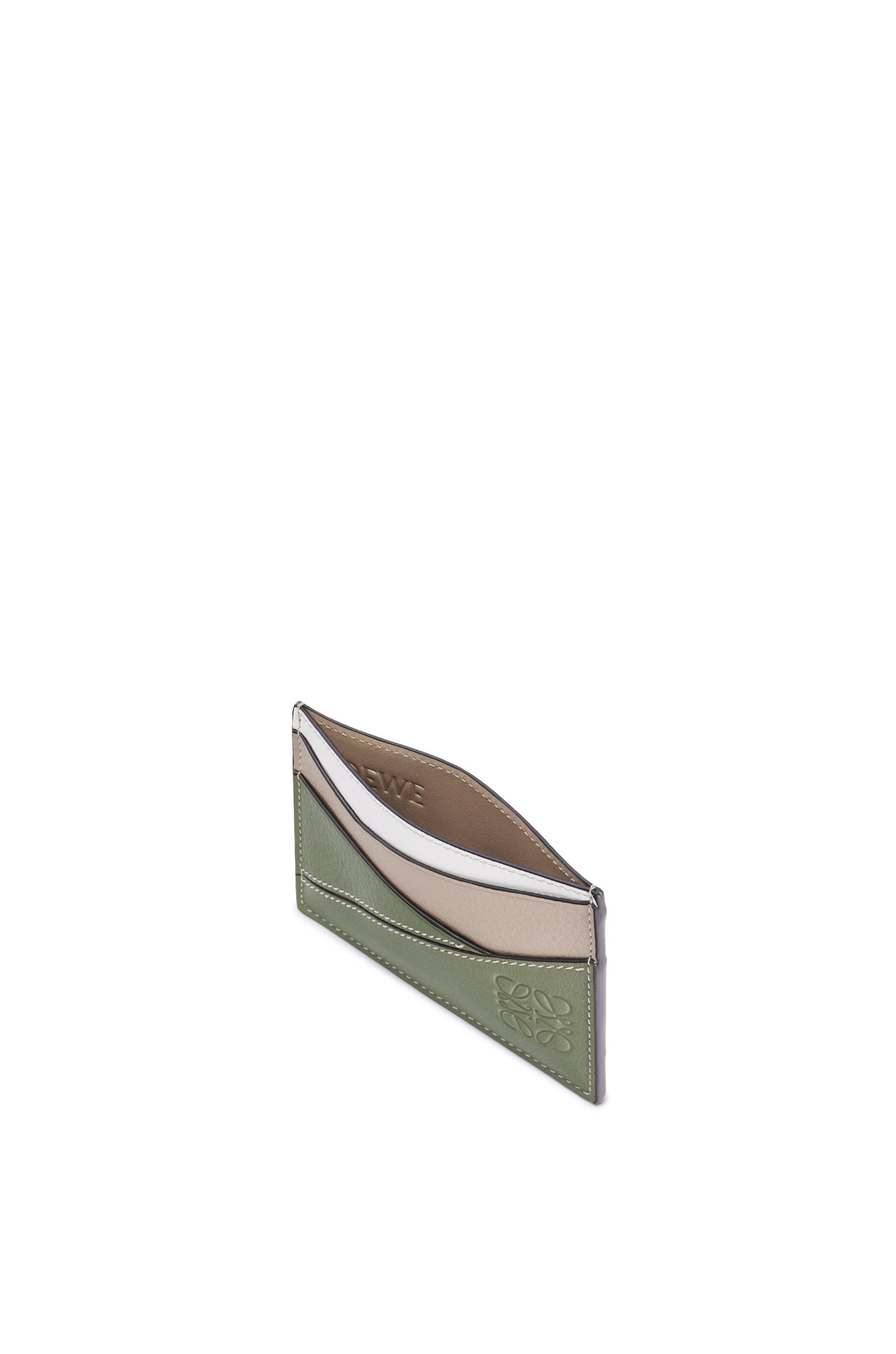 Puzzle plain cardholder in classic calfskin - 3