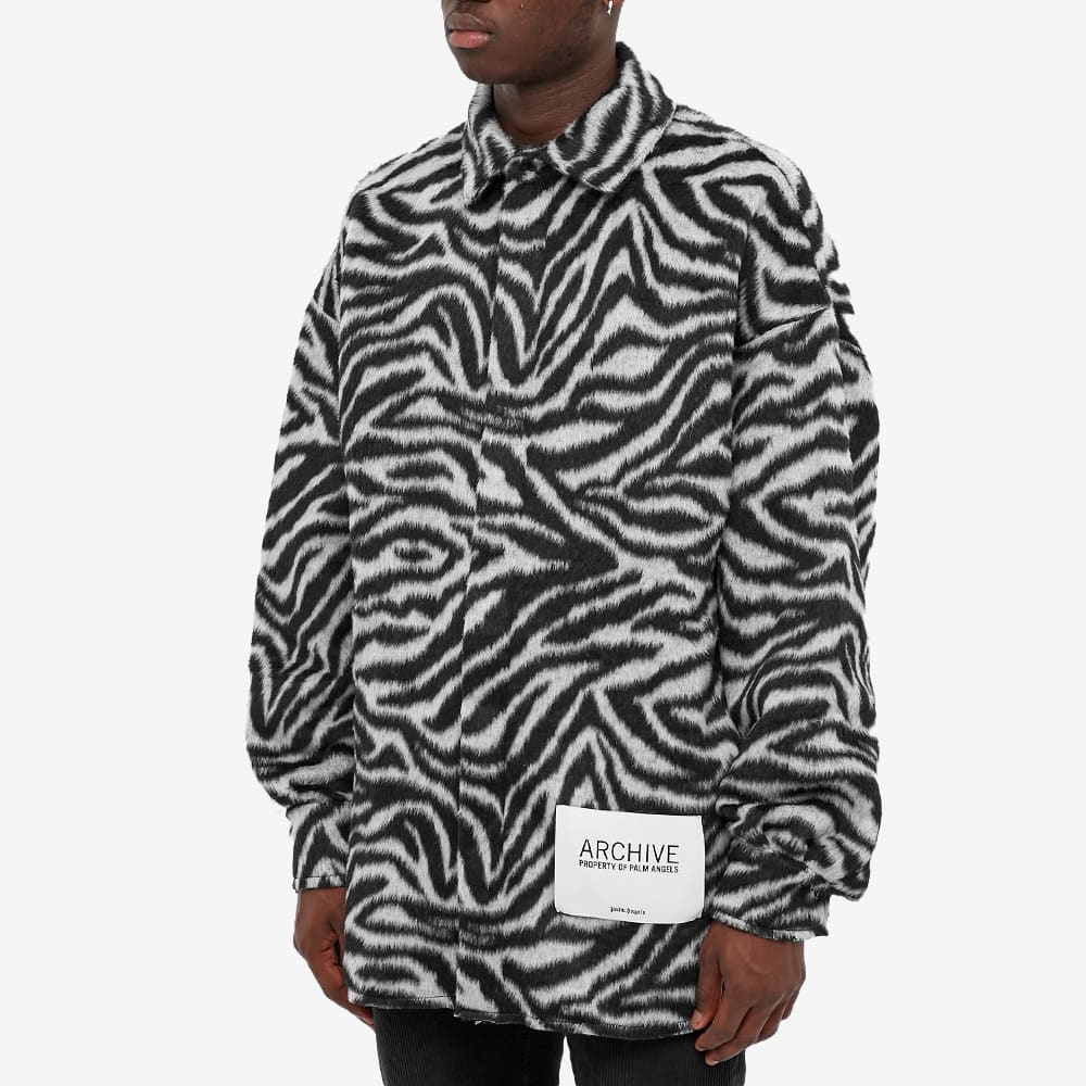 Palm Angels Zebra Overshirt - 4