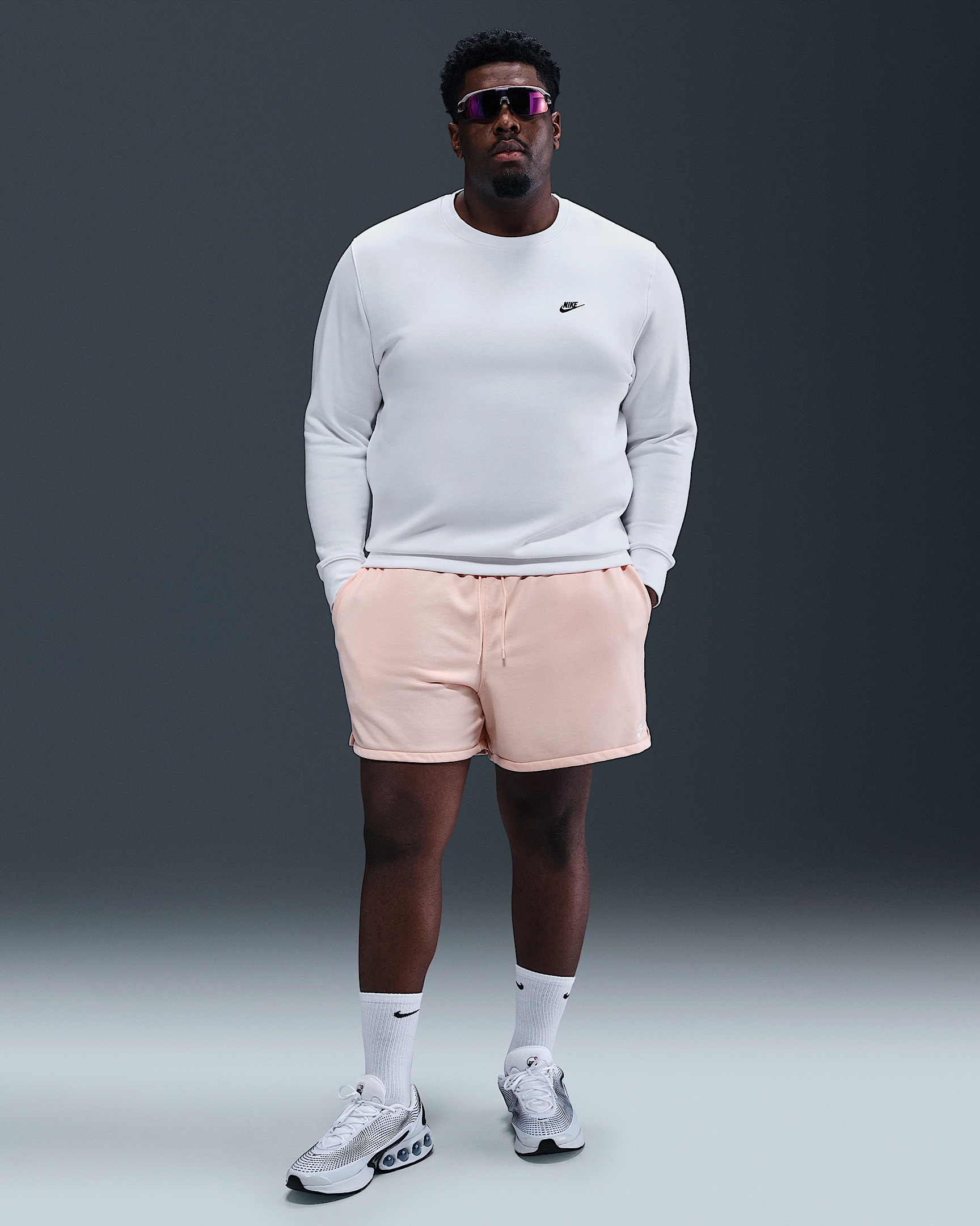Nike Club Men's Fleece Crew - 9