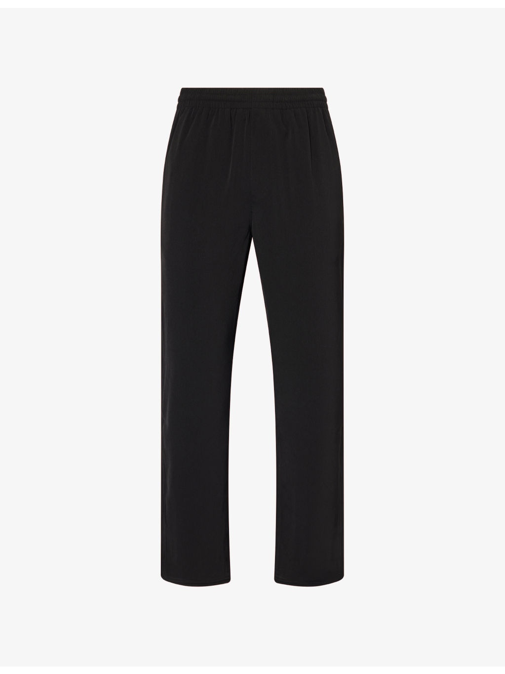 Relaxed-Fit Piped Woven Trousers - 1