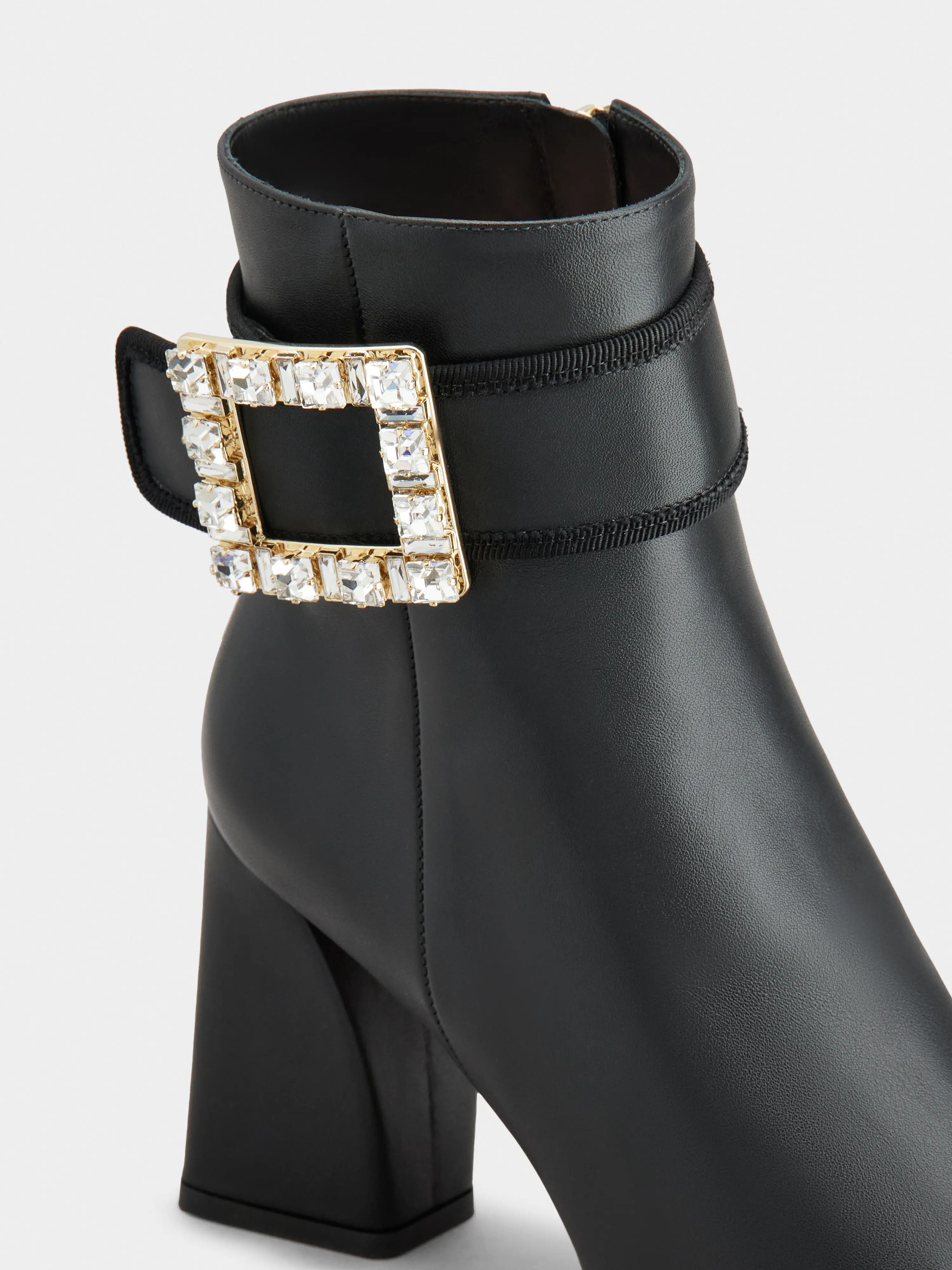 Très Vivier Booties in leather - 3