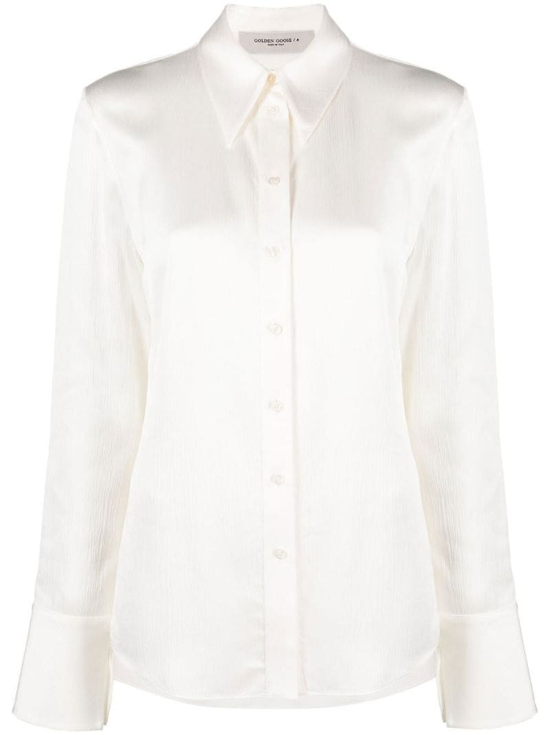 long-sleeve button-up shirt - 1