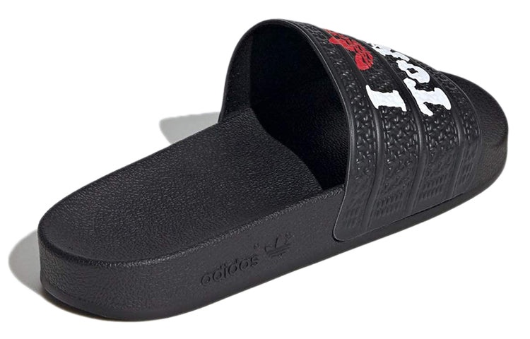 (WMNS) adidas originals Adilette Slides Slippers Black H67740 - 4