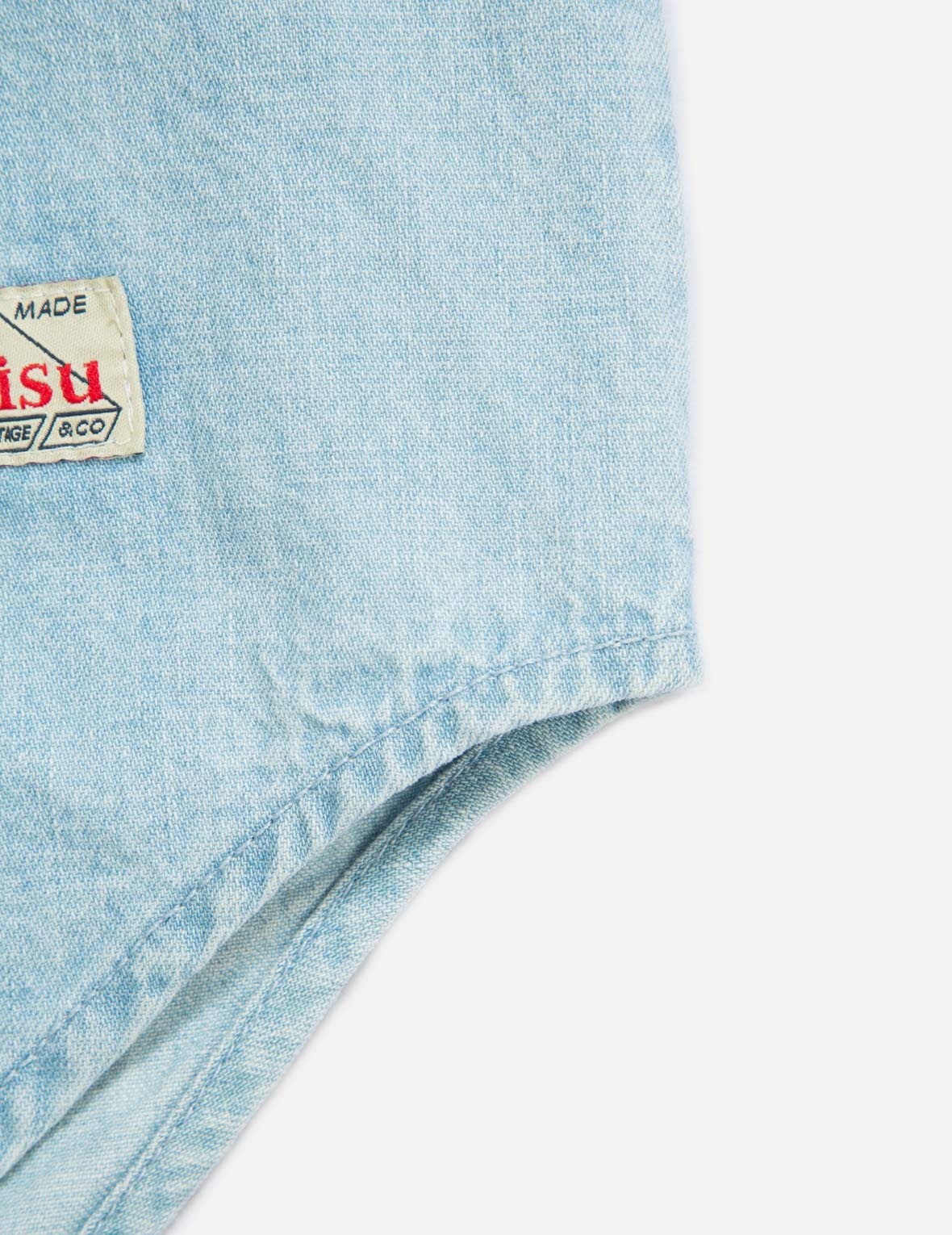 Logo Print Loose-fit Denim Blouse - 15