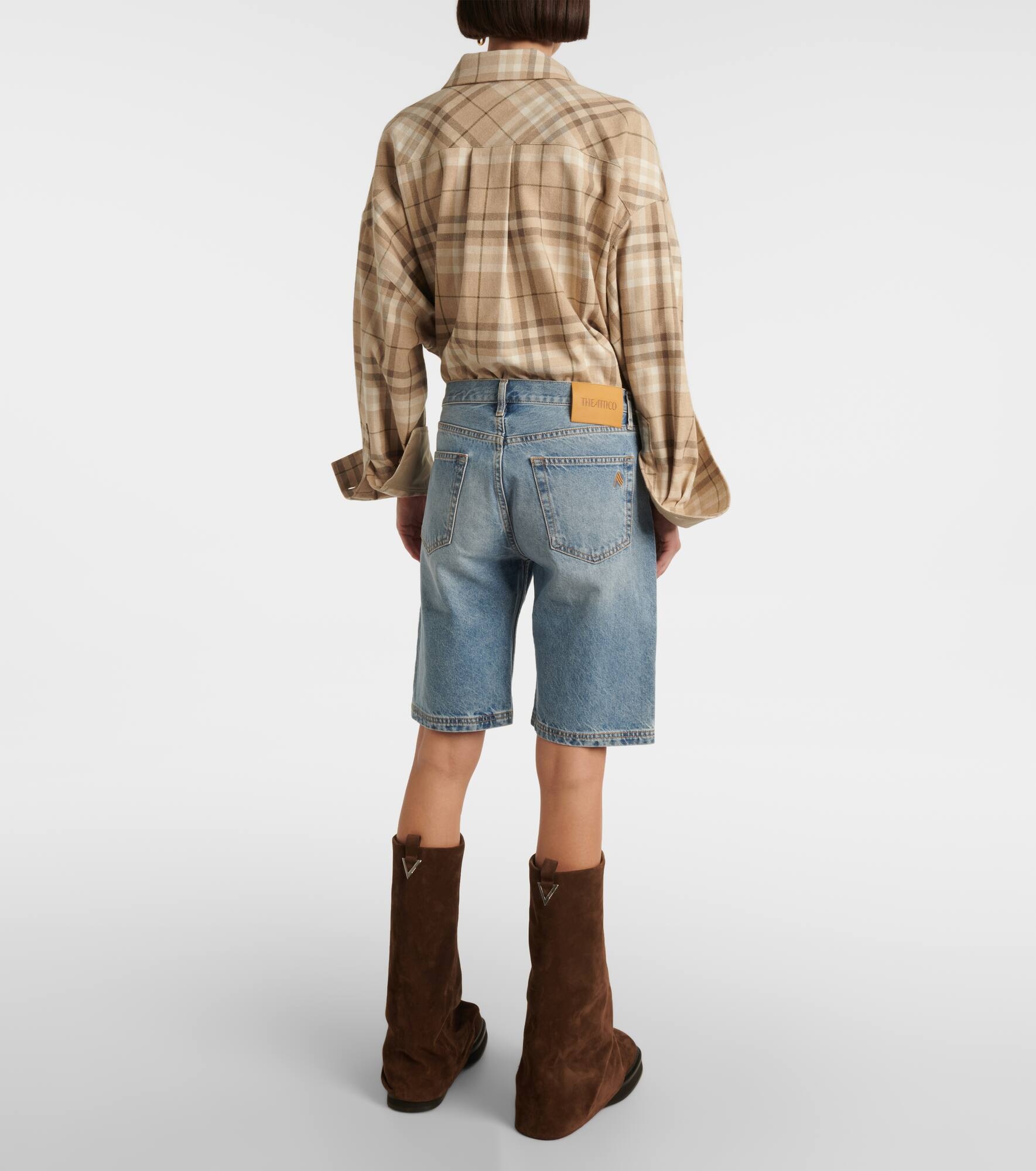 Cotton midi shorts - 3