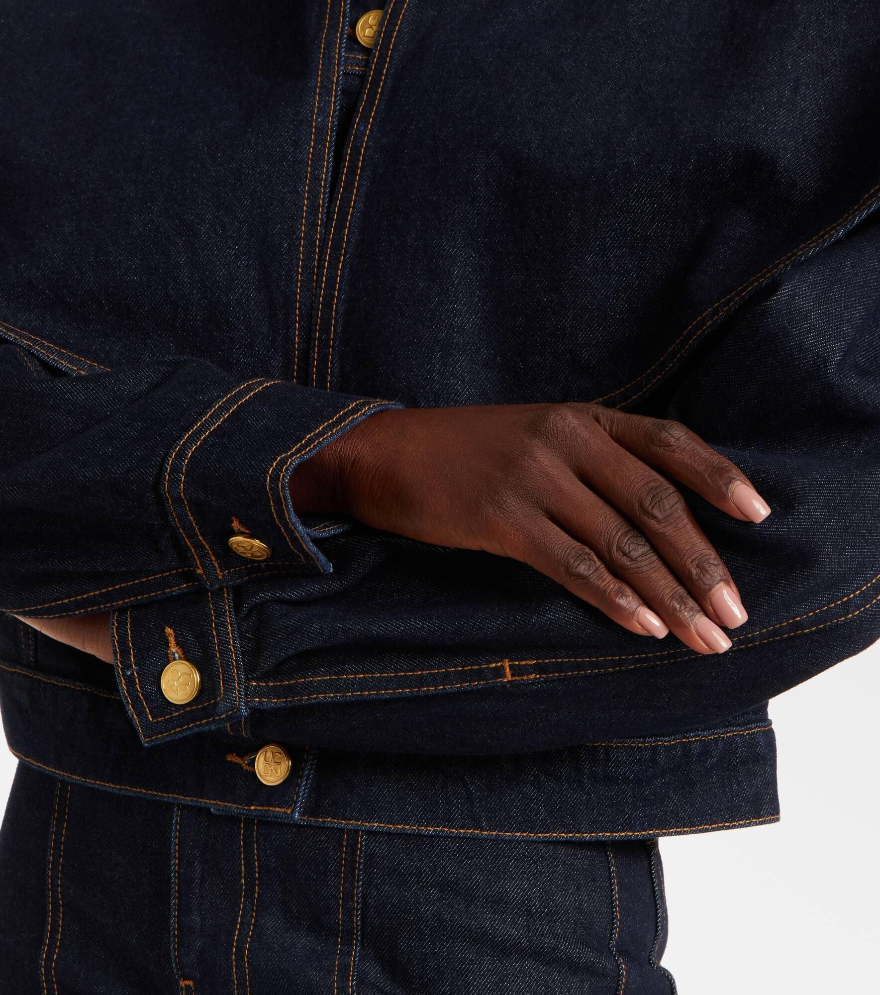 Agata caped denim jacket - 5