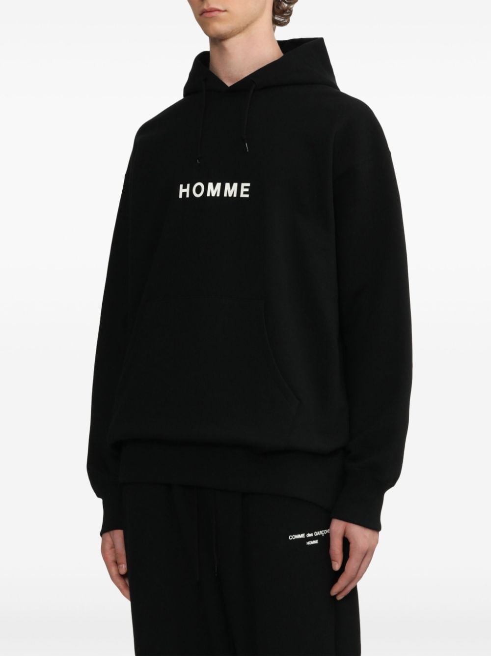 logo-print hoodie - 3