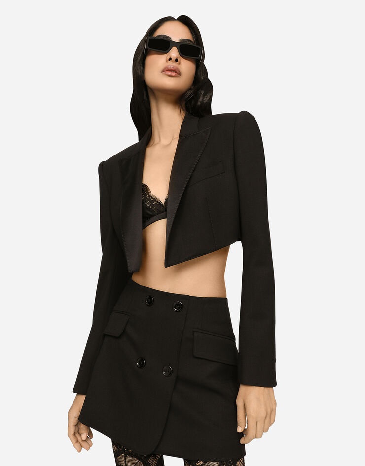 Twill mini wrap skirt - 4